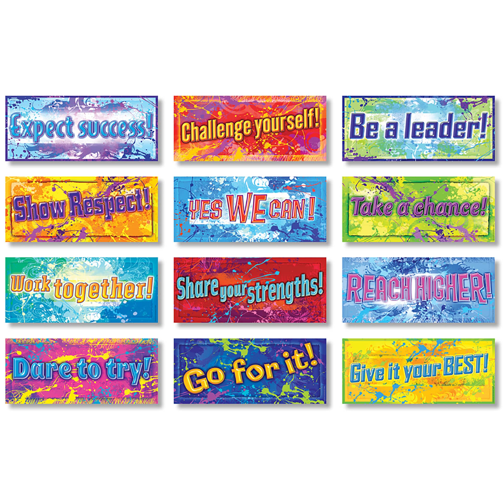 North Star Teacher Resources 7.3" x 17" Positive Messages Posters Set