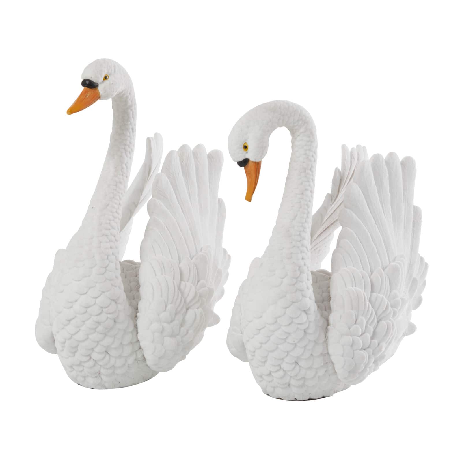 Textured White Swan Tabletop Décor Set | Michaels