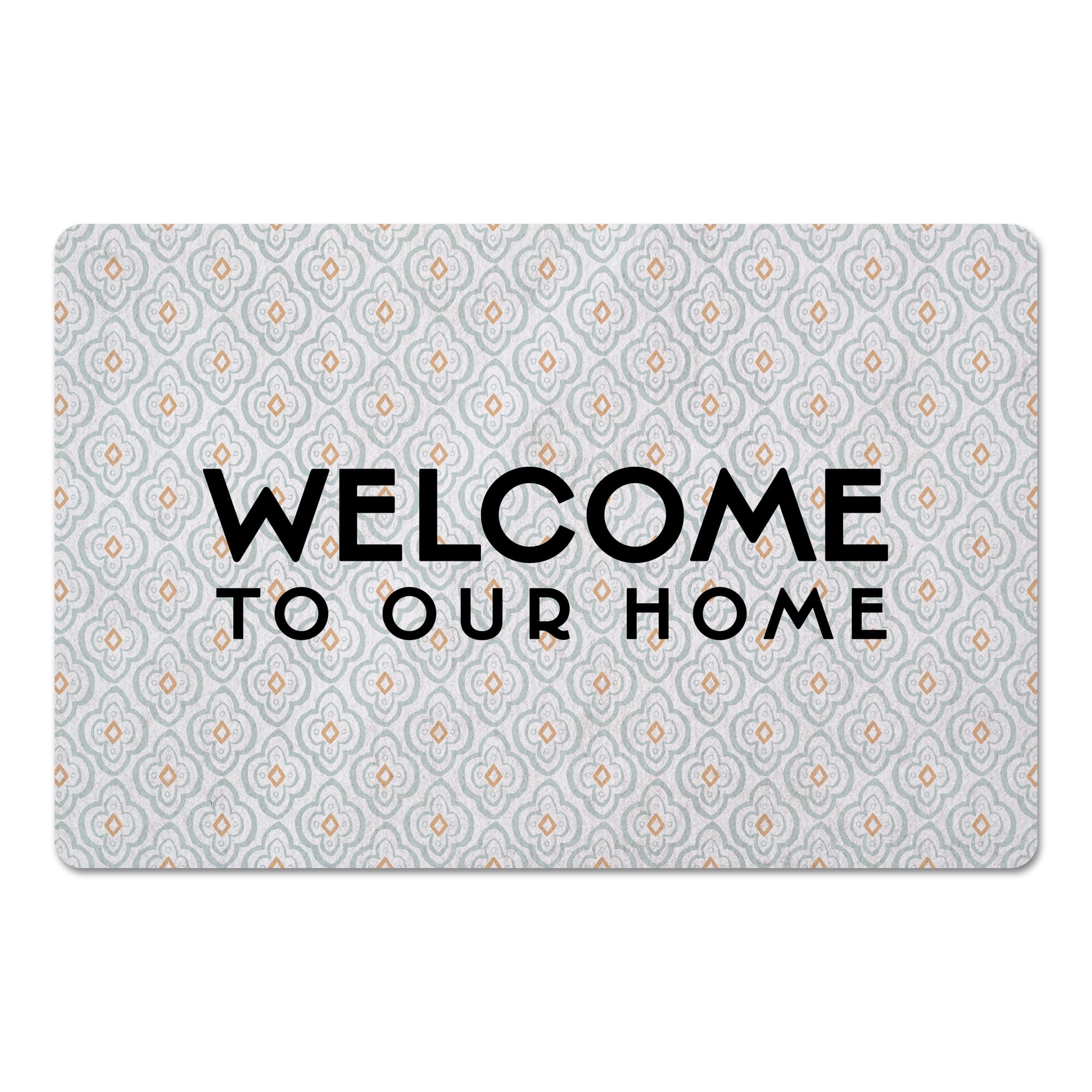 Welcome Quatre Floor Mat