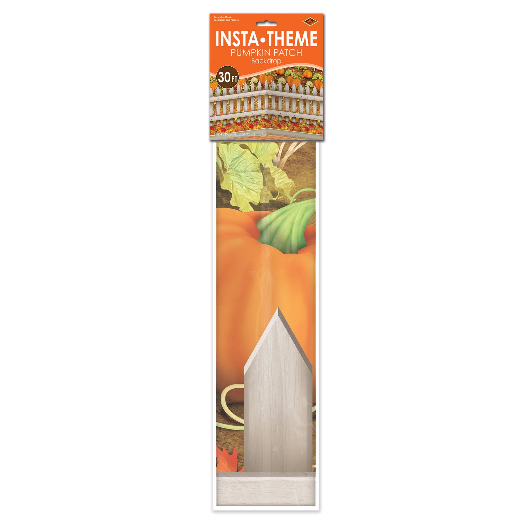 Beistle 4ft. x 30ft. Pumpkin Patch Backdrop