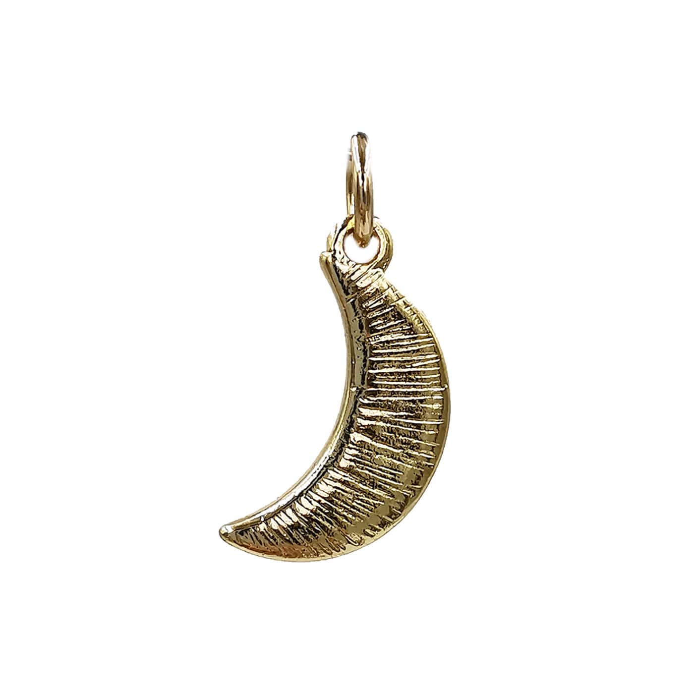 14K Gold-Plated Pavé Moon Charm by Bead Landing™