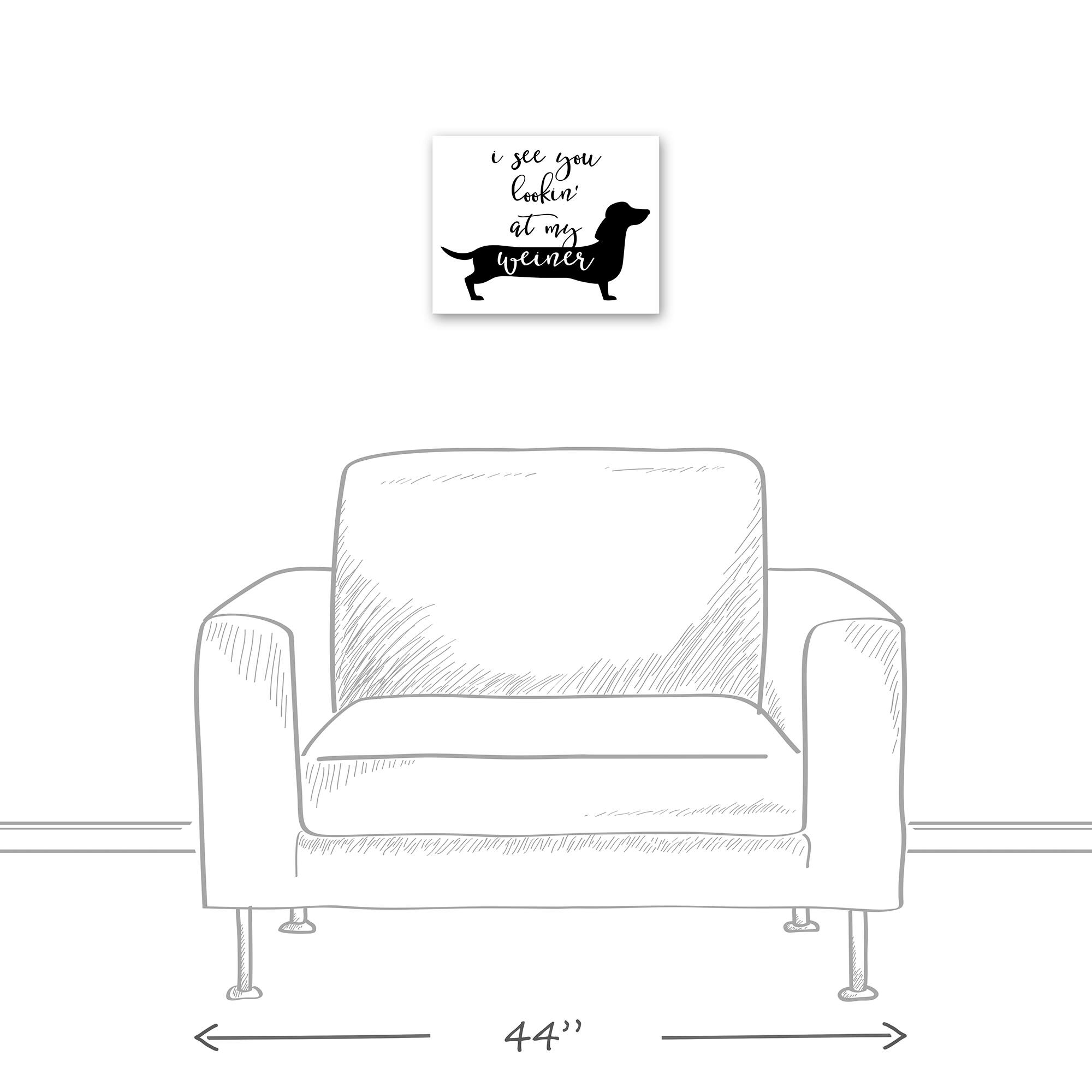 I See You Looking Canvas Wall Art