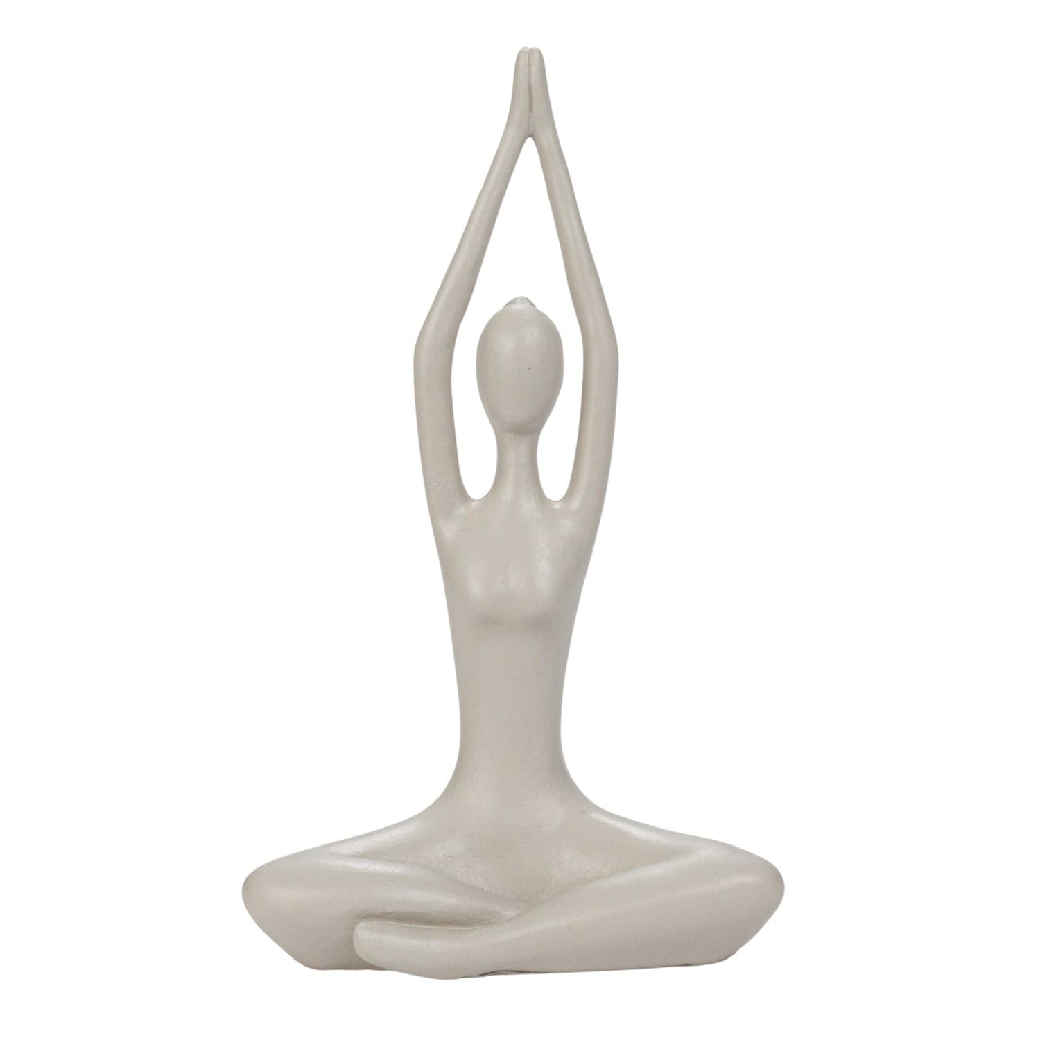 Hello Honey® Yoga Figure & Glass Votive Candle Holder Set