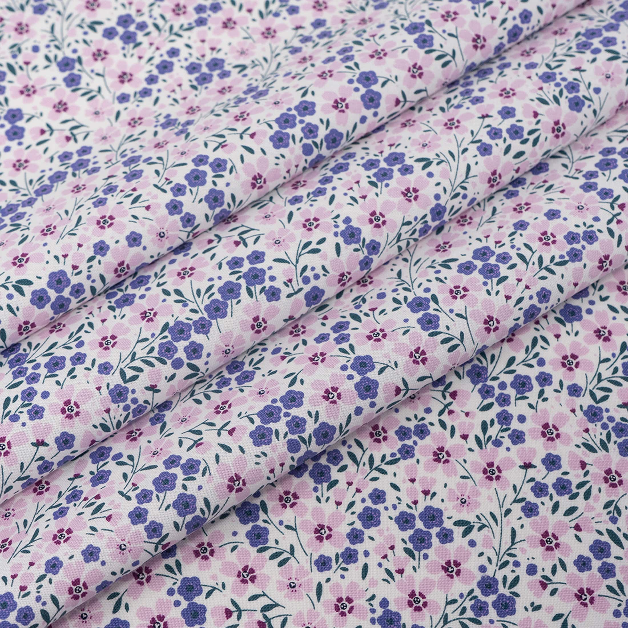 SINGER Spring Floral Packed Ringspun Cotton Fabric