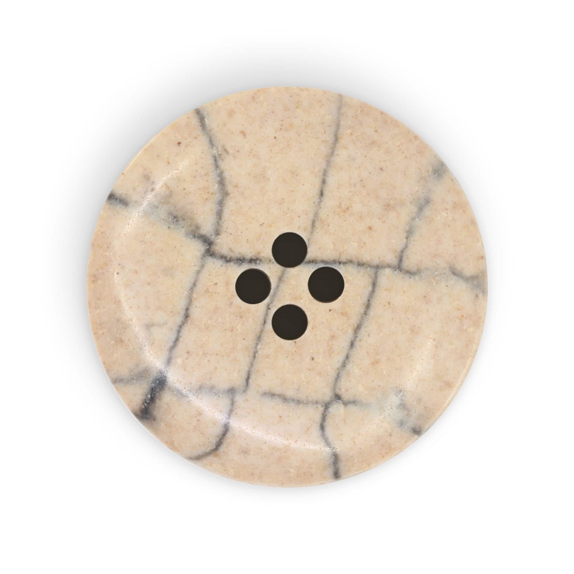 Dritz® 28mm Beige-Camel Recycled Polyester Round Button, 3ct.