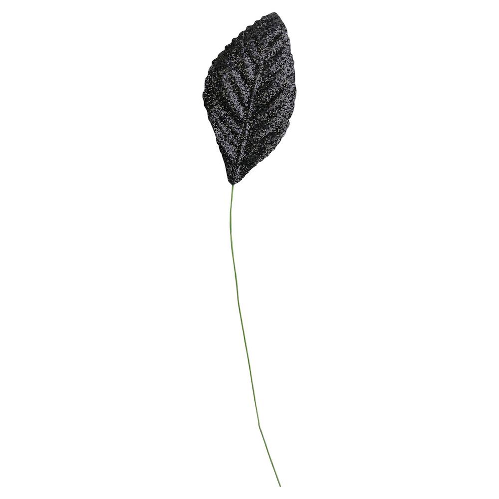 JAM Paper 2.25" Glitter Floral Leaves