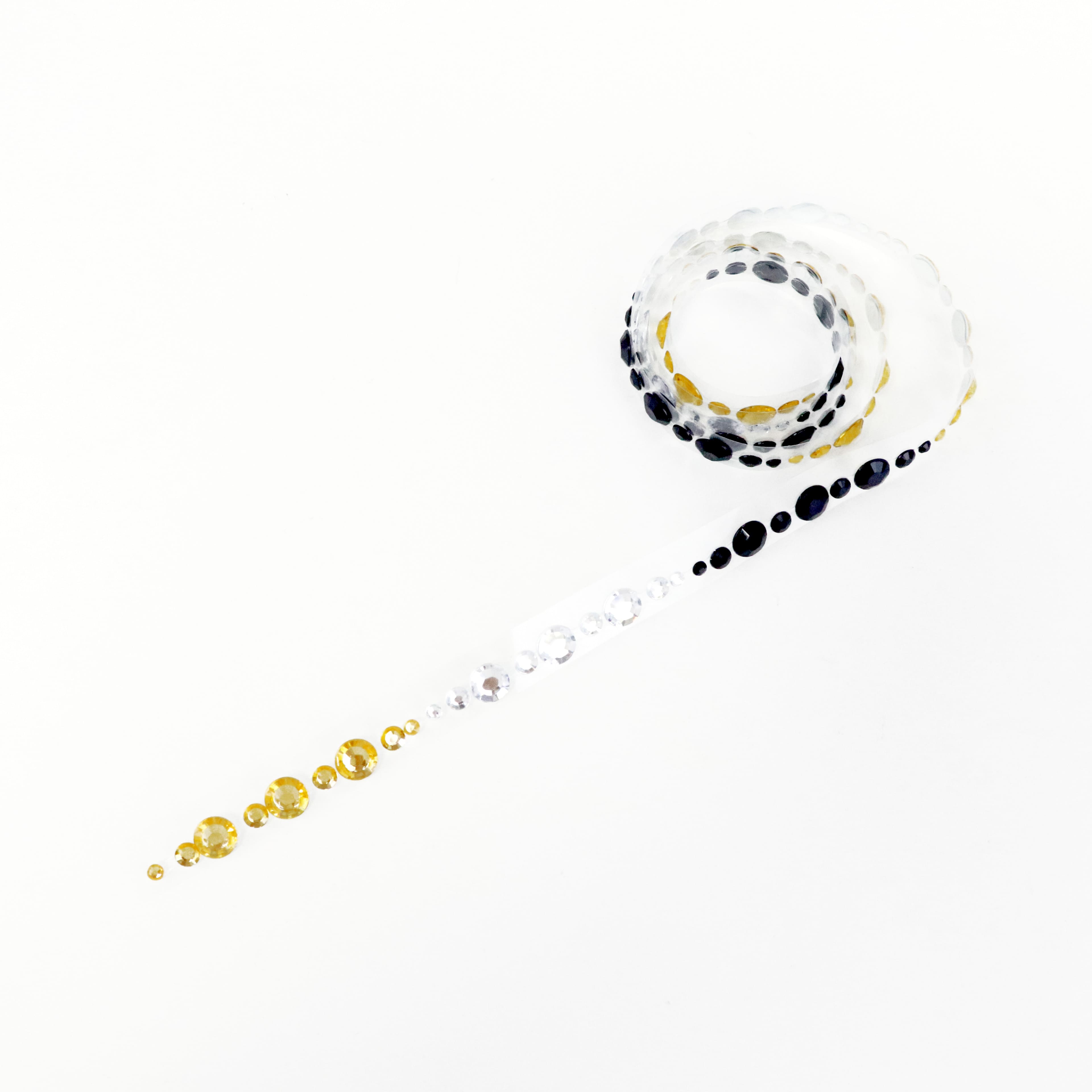 1yd. Gold, Black & Silver Graduation Cap Bling Stickers by Recollections™