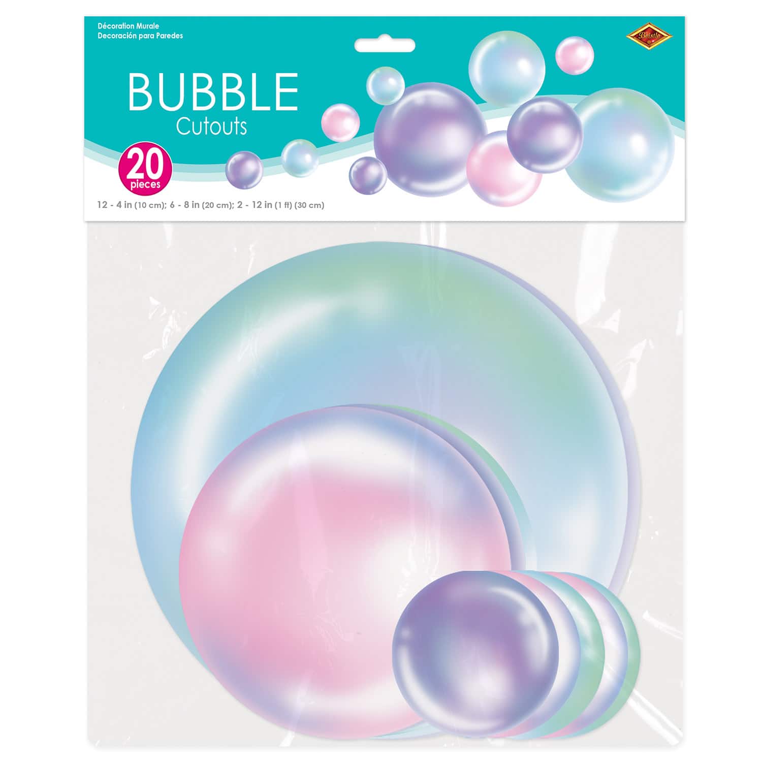 Beistle Bubble Cutouts Pack