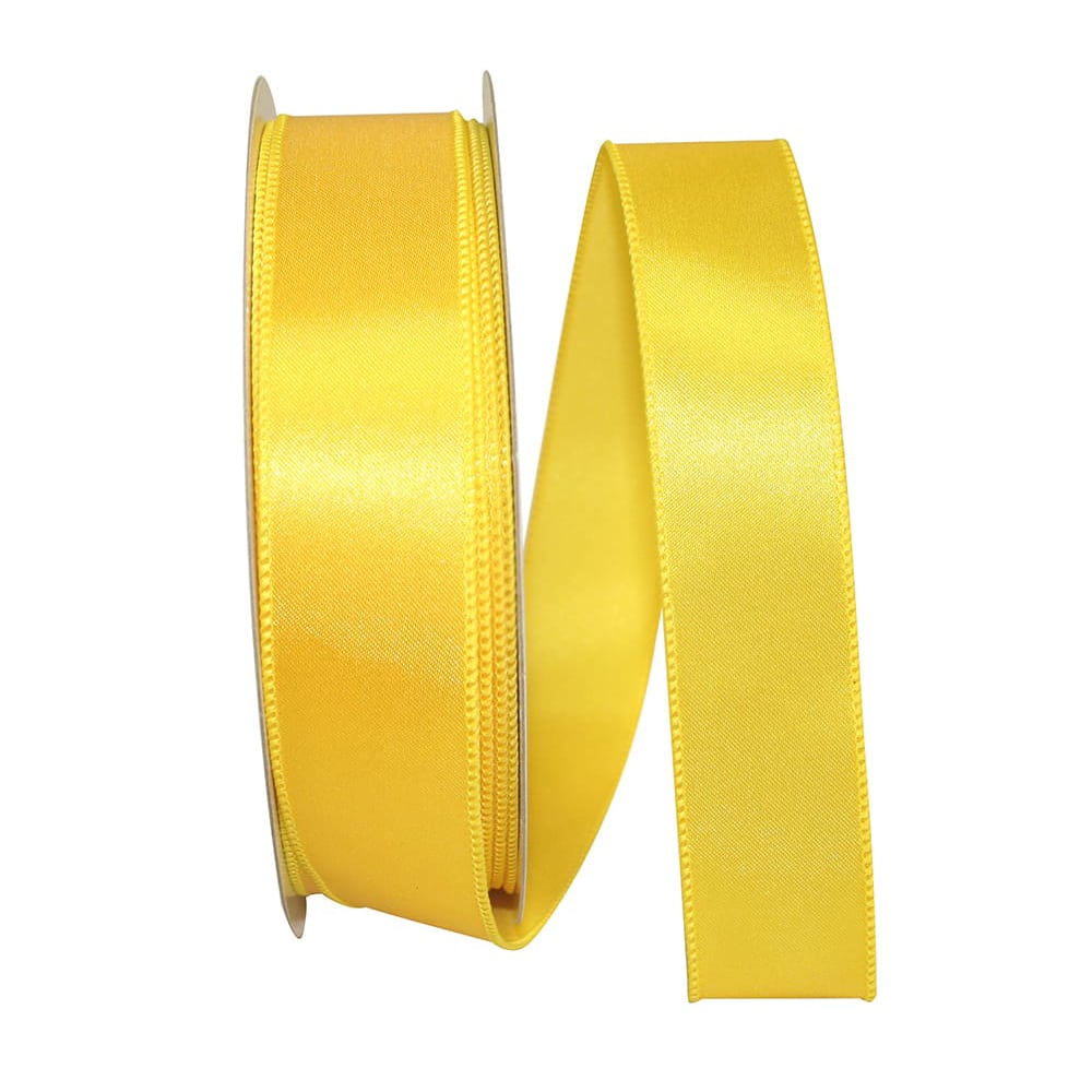 JAM Paper 1.5" x 50yd. Satin Value Wired Ribbon