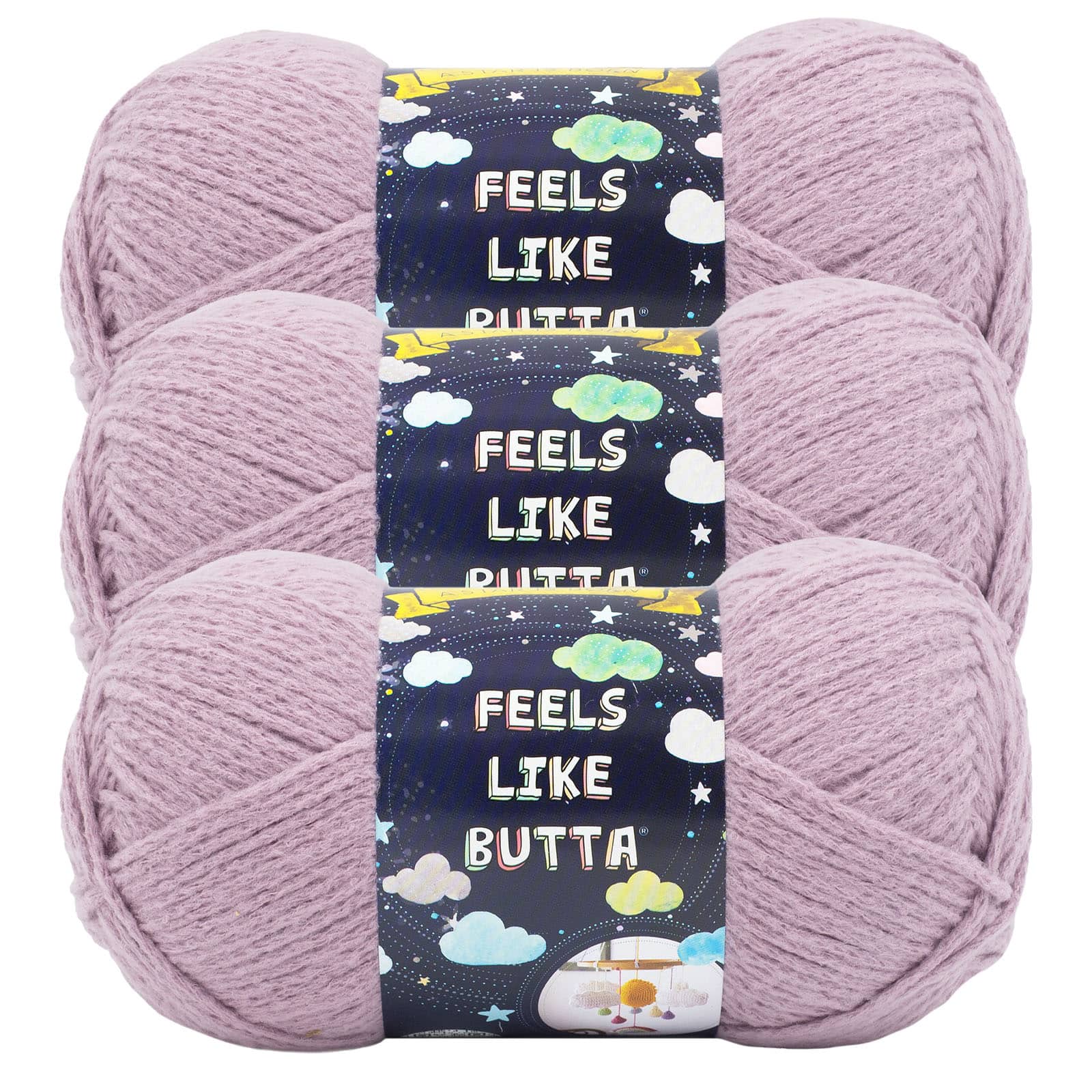 3 Pack Lion Brand® Feels Like Butta® Solid Yarn