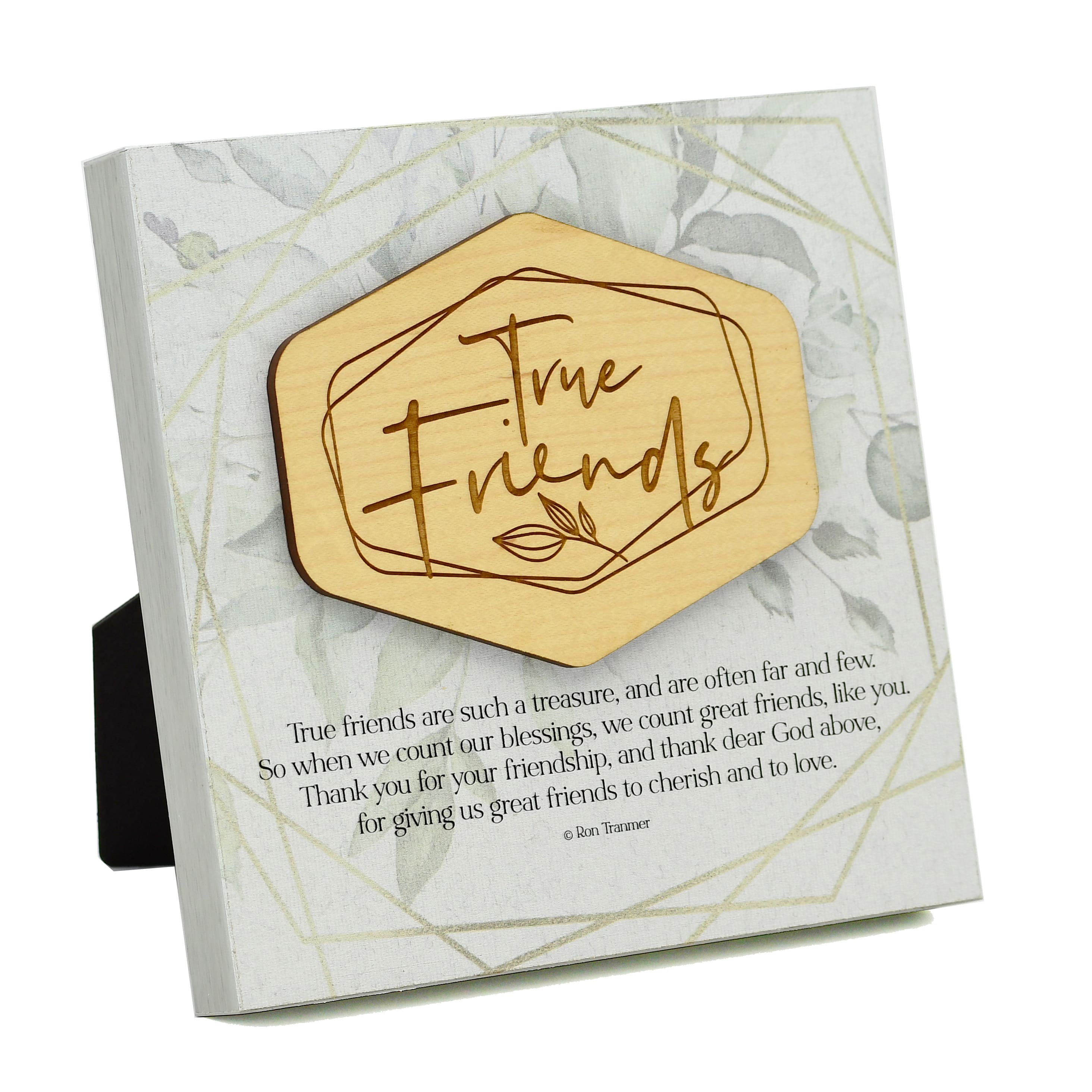 True Friends Meadow Wood Plaque