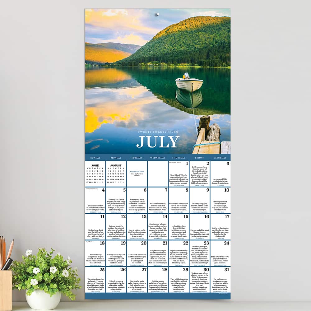 2027 Daily Verse Wall Calendar