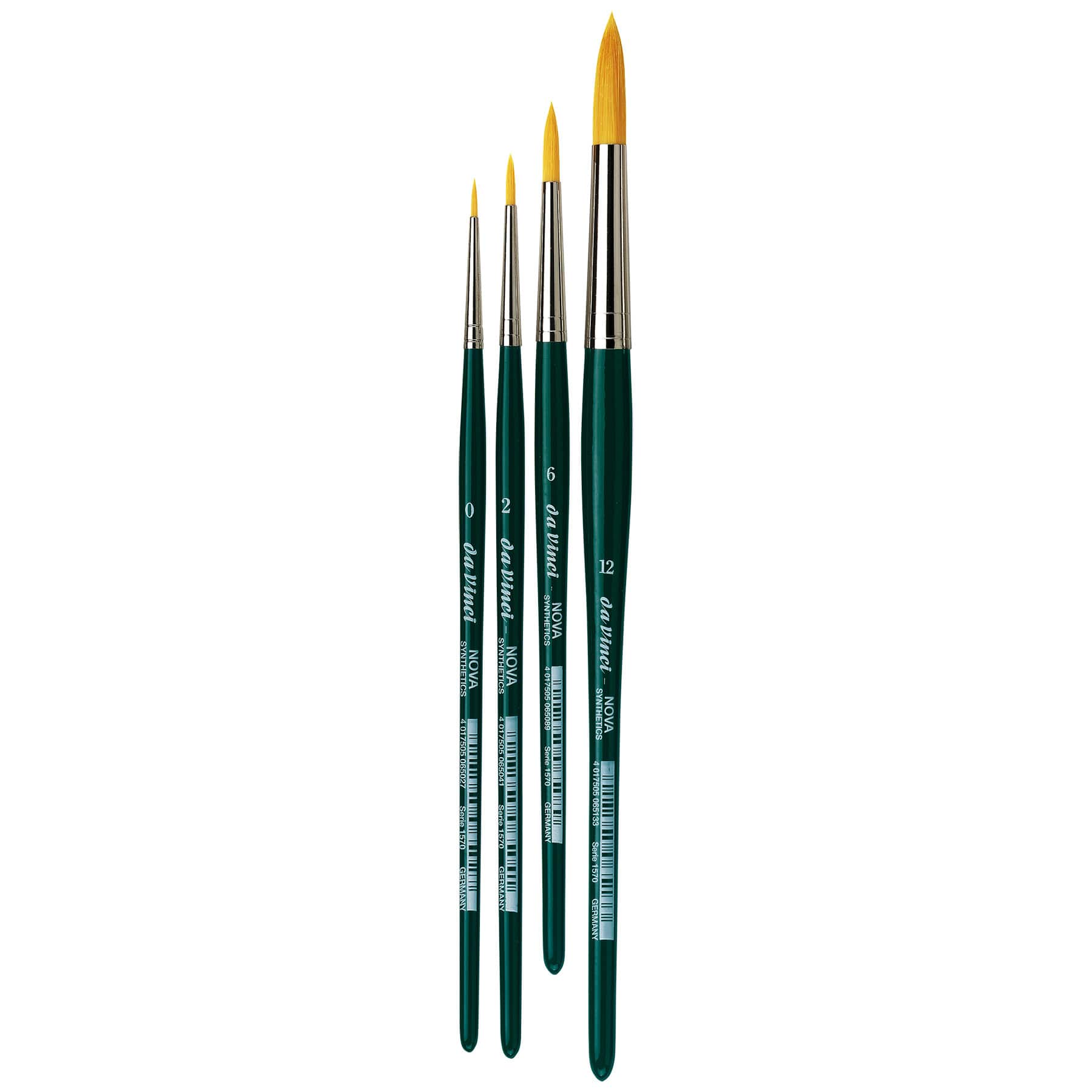 da Vinci NOVA Series 1570 4 Piece Round Brush Set