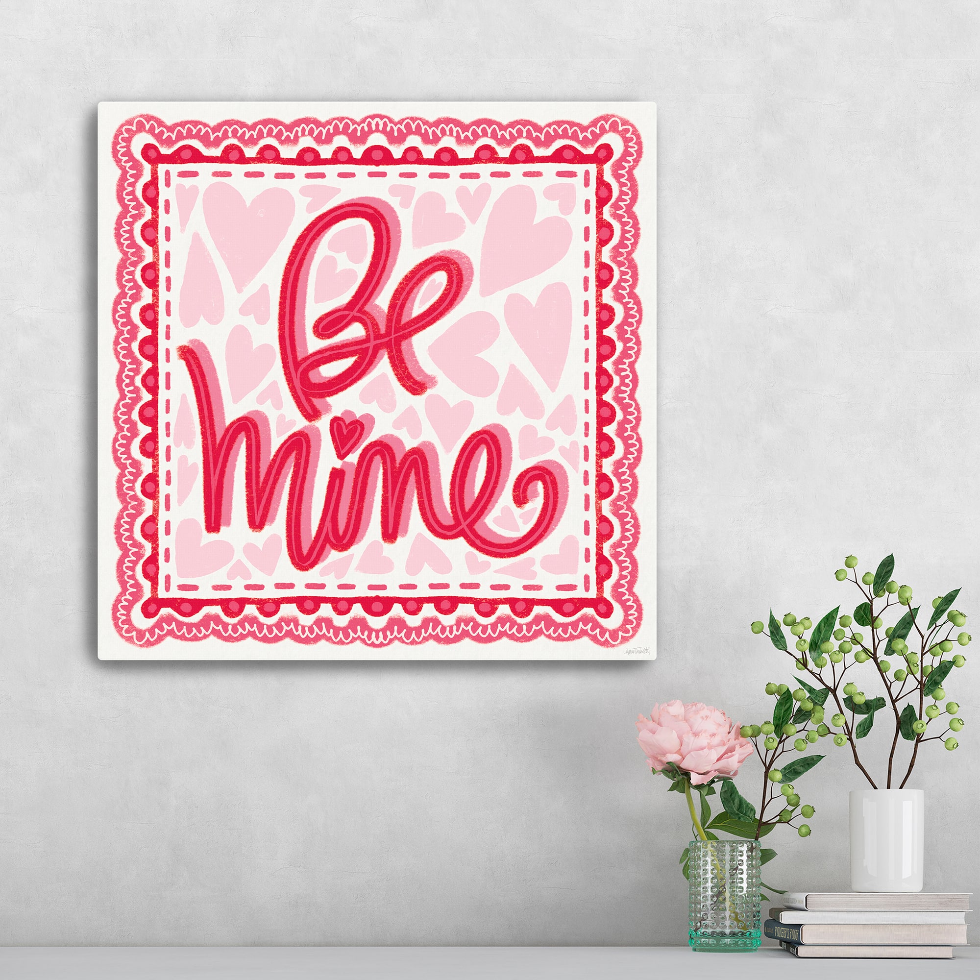 Sweet Hearts V Canvas Giclée Art