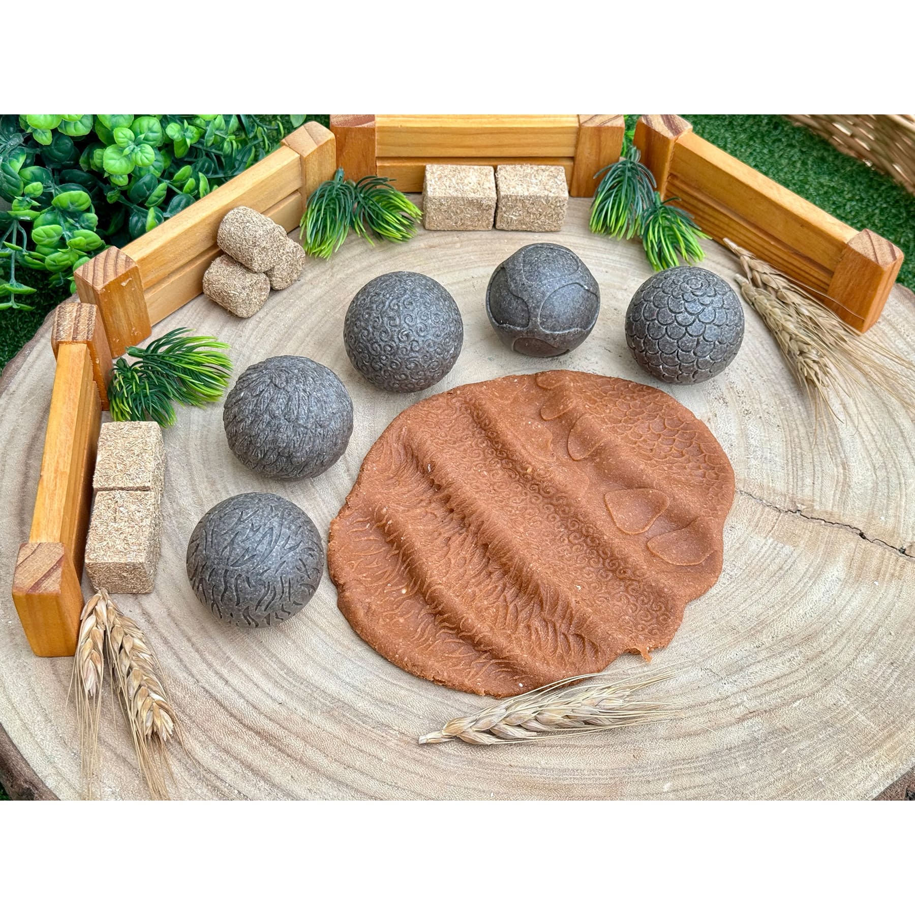 Yellow Door 1.75" Round Roll Around Farm Animals Roller Set