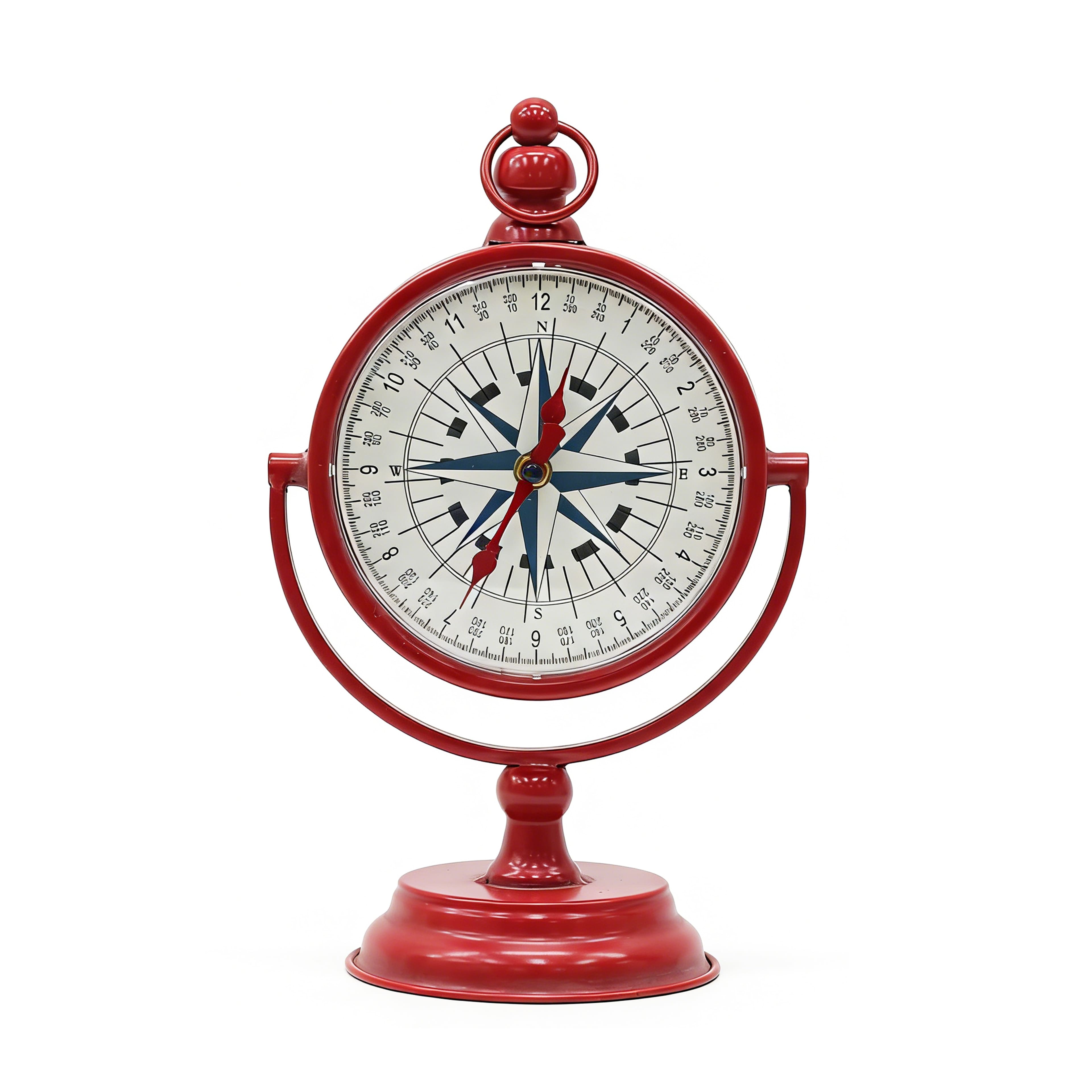 12.25" Red Metal Clock by Celebrate It™
