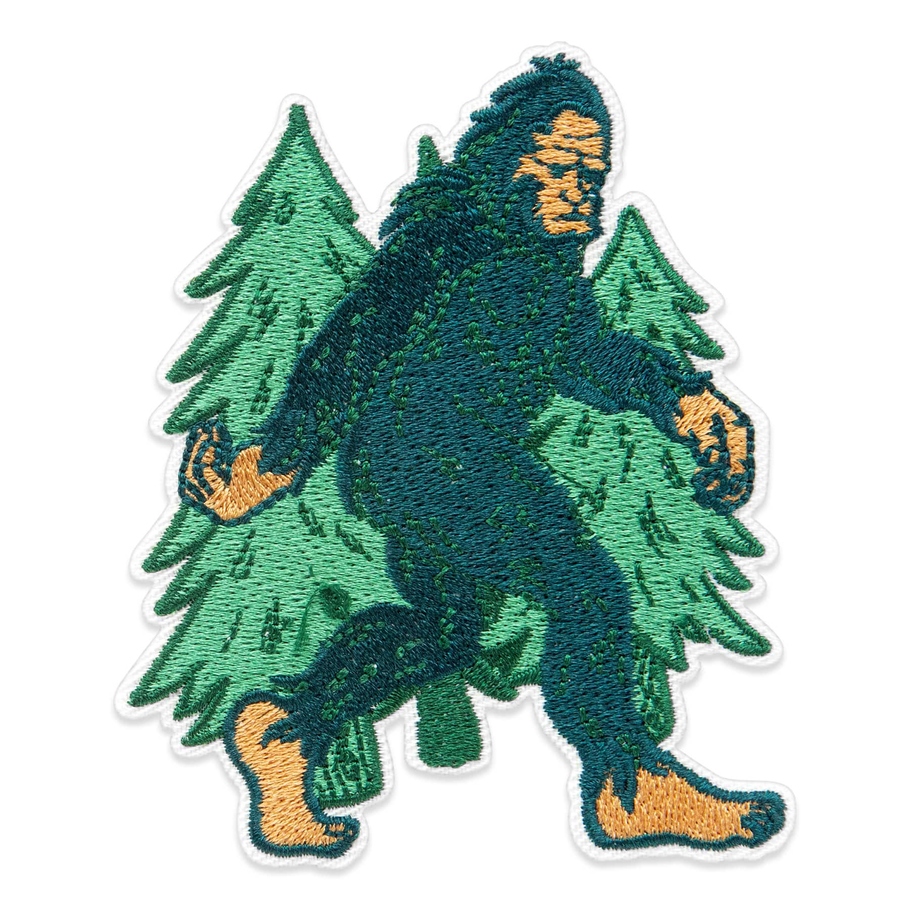 Sasquatch Embroidered Iron-On & Adhesive Patch by Make Market®
