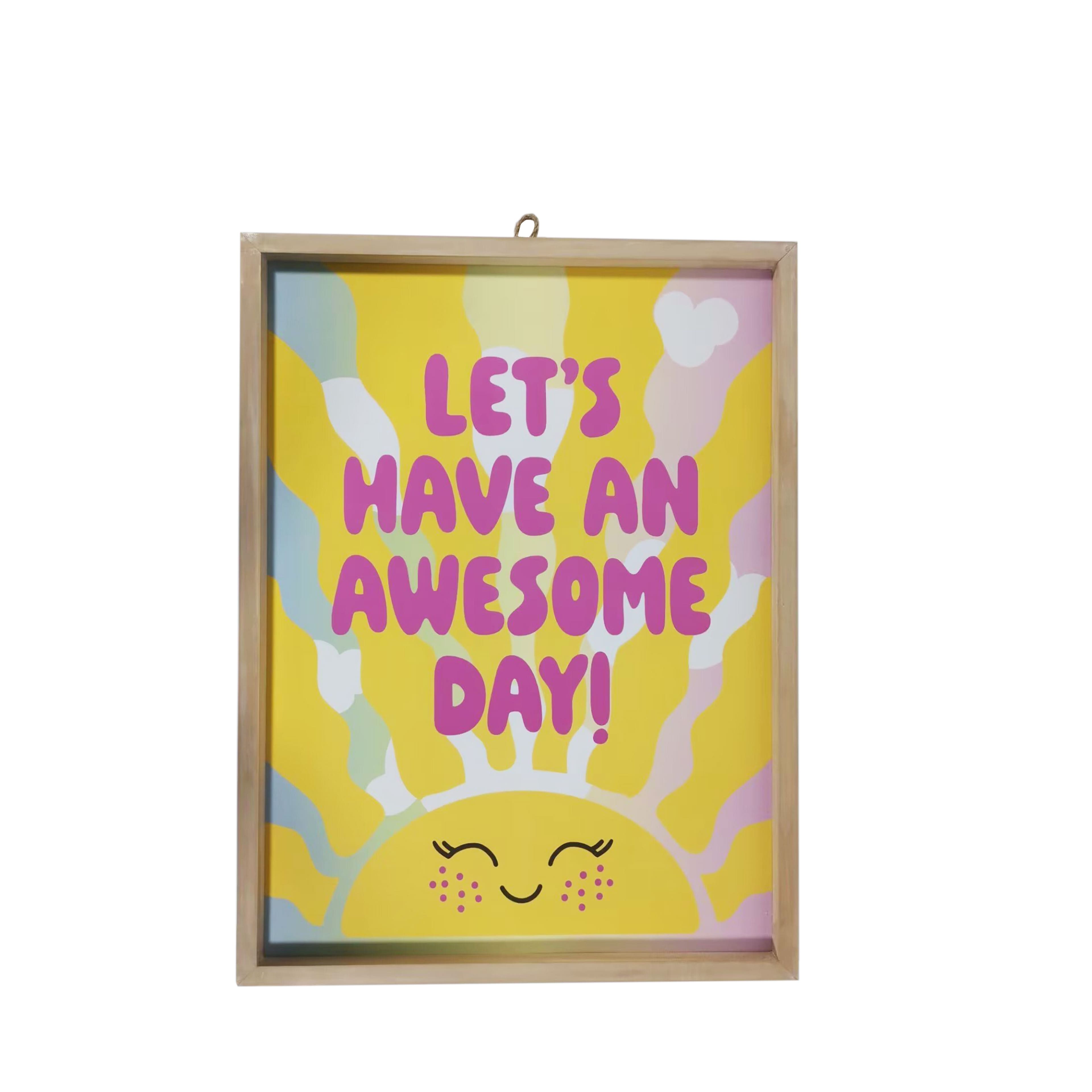 Class Rules! 22" x 16.75" Have an Awesome Day Wall Décor by B2C™