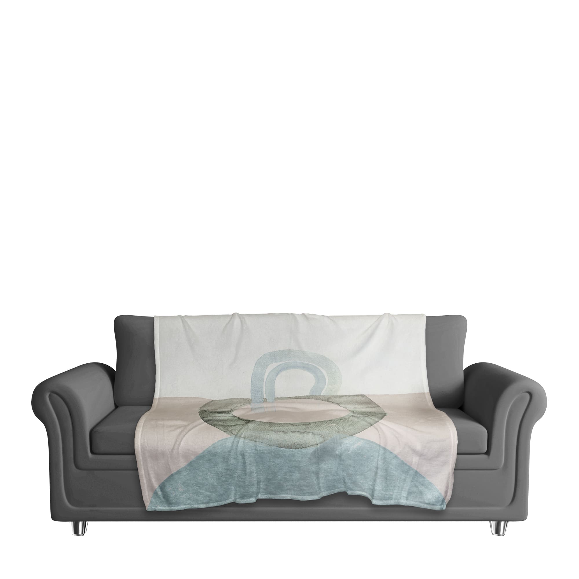 Chic Urban Abstract IV 50" x 60" Coral Fleece Blanket