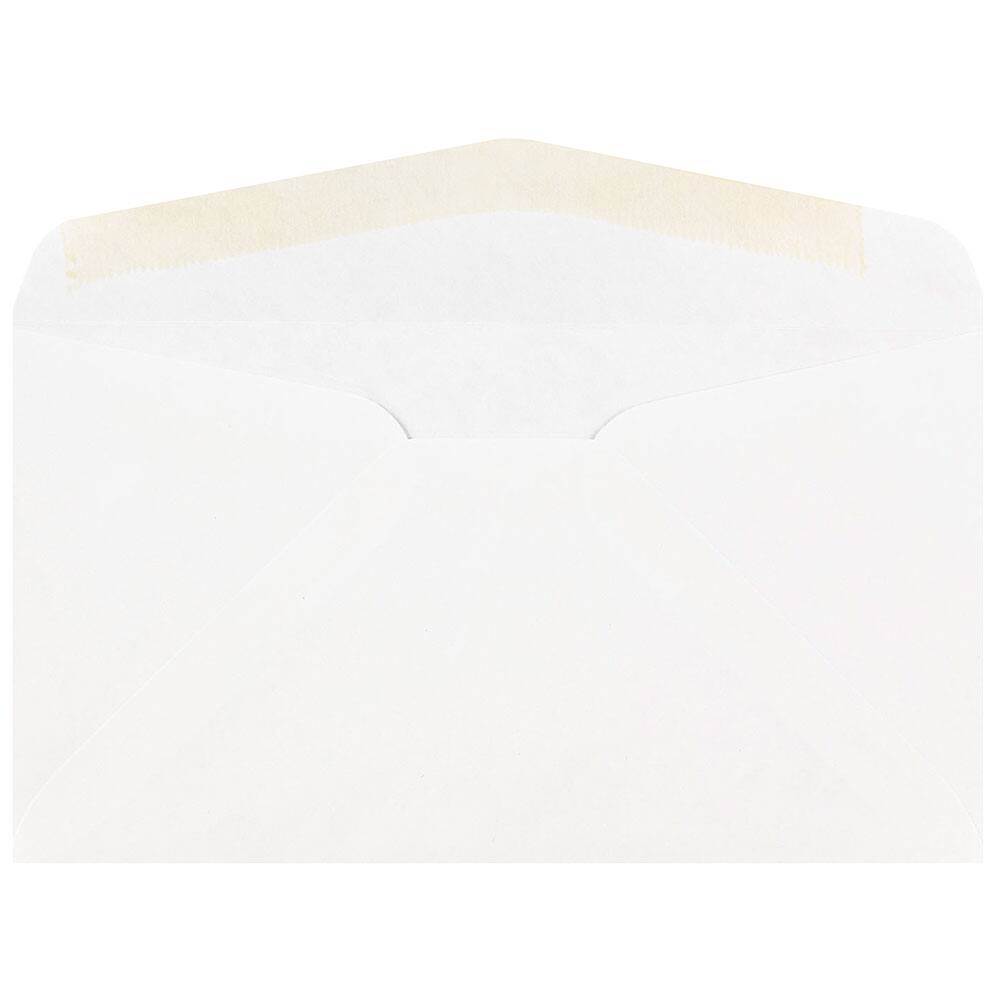 JAM Paper 3.6" x 6.5" White Business Commercial Envelopes