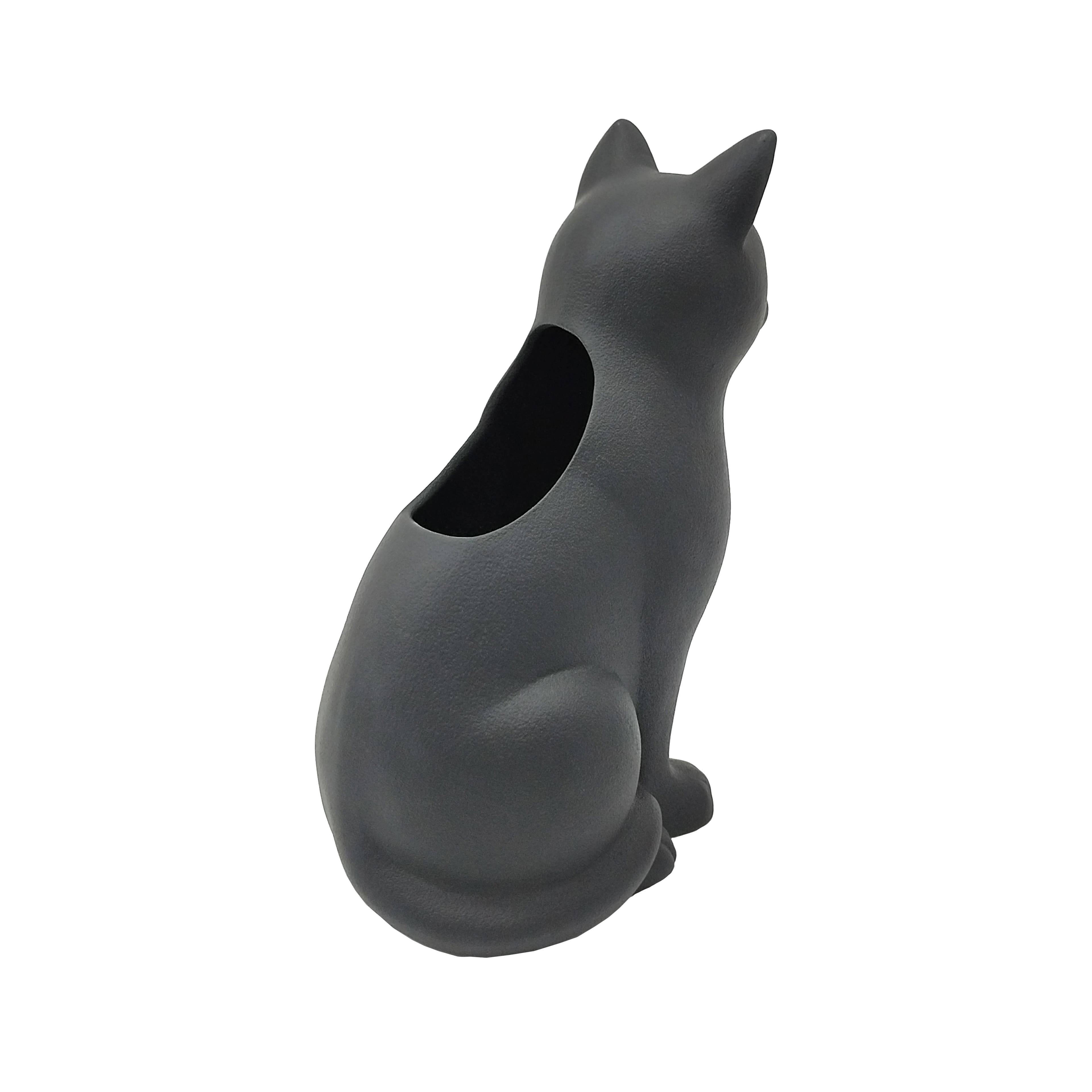 12" Black Cat Vase by Ashland®