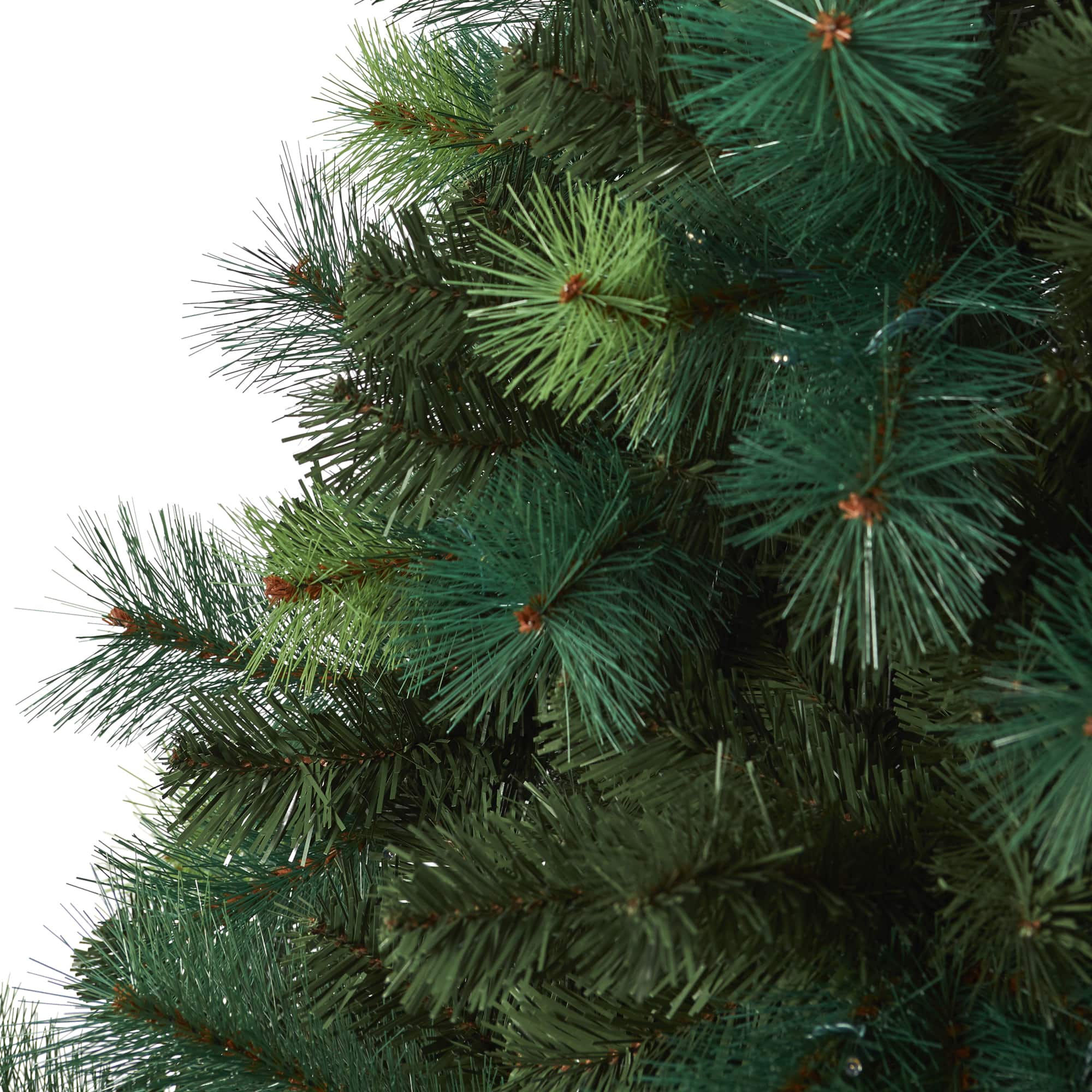 6ft. Pre-Lit Mixed Green Scotch Pine Artificial Christmas Tree with LED Lights