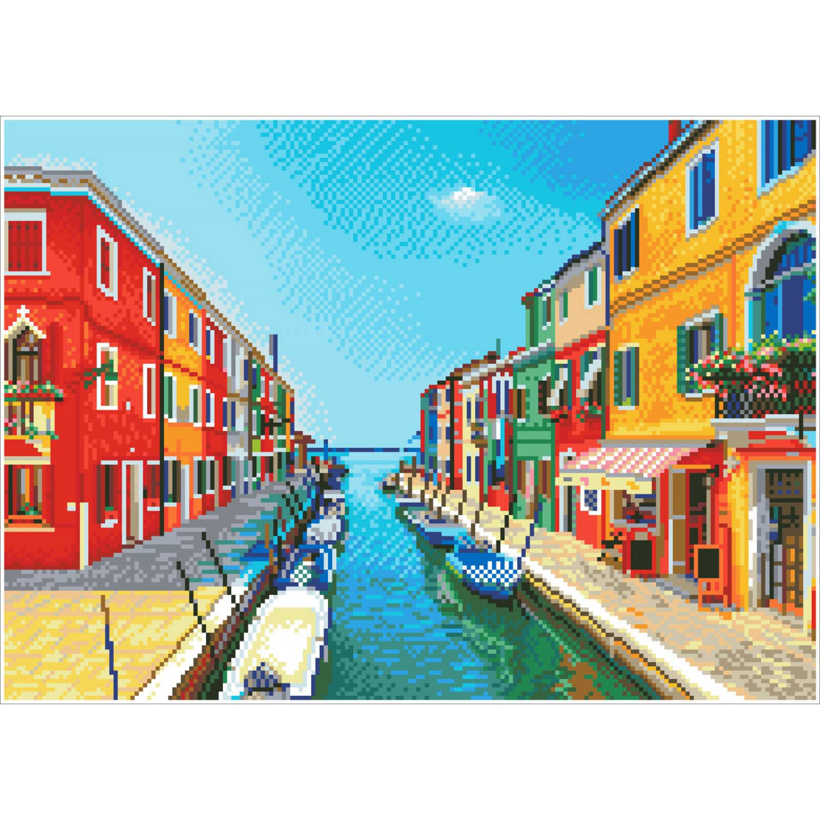 Diamond Dotz® Intermediate Italian Summer Pre-Framed Diamond Painting Kit