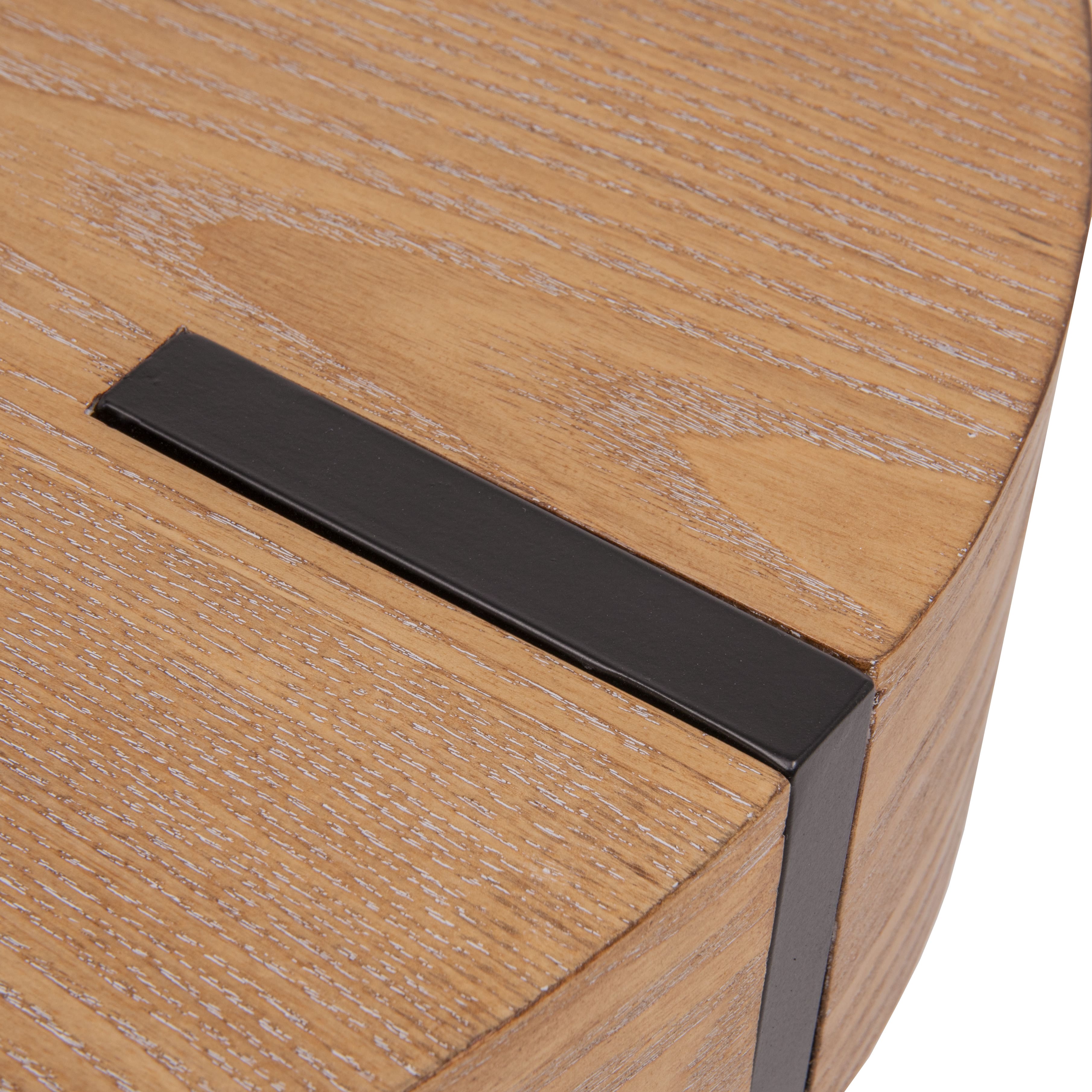 Hello Honey® 22" Astoria Wood End Table with Metal Hairpin Legs