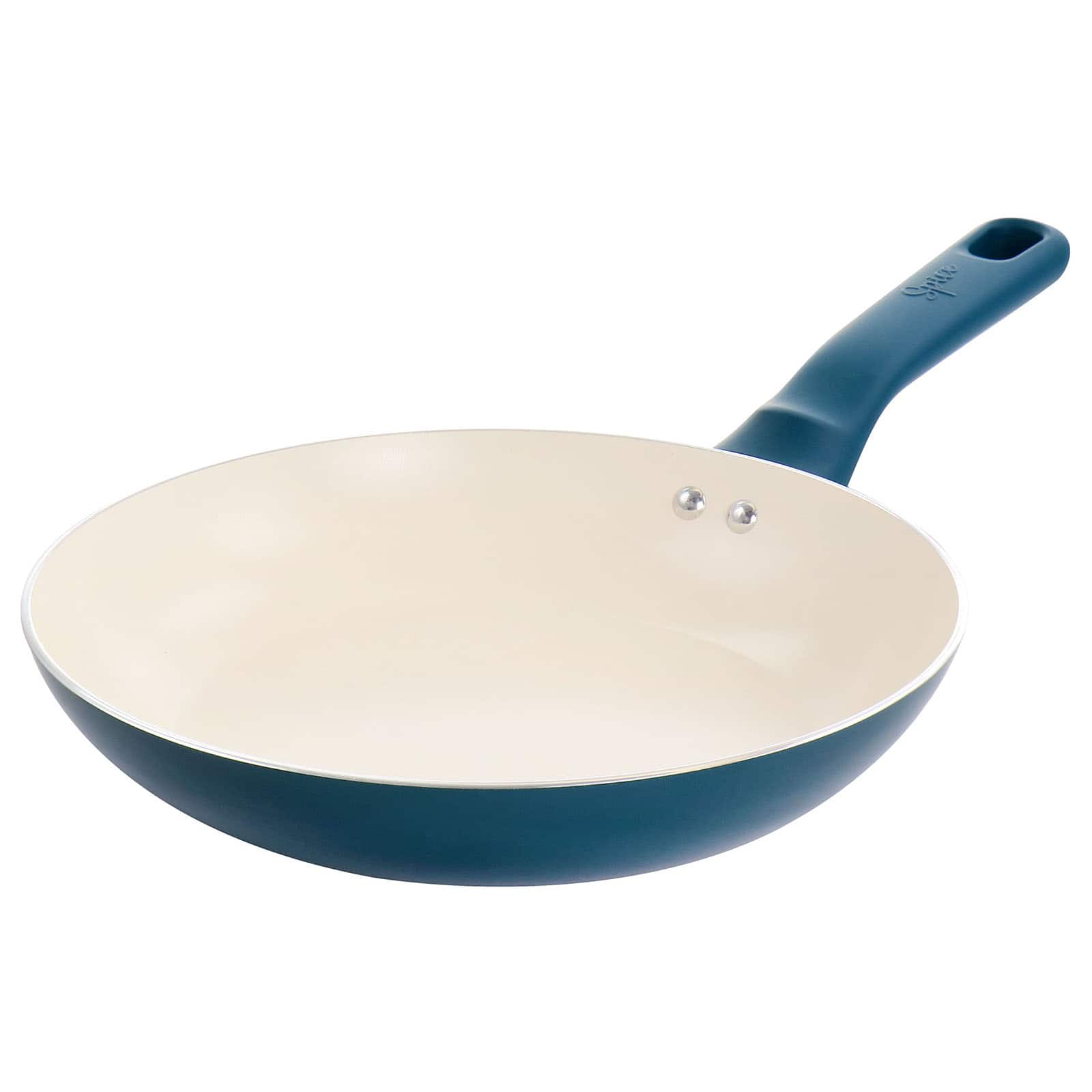 Spice by Tia Mowry Savory Saffron Teal 16 Piece Ceramic Nonstick Cookware Set