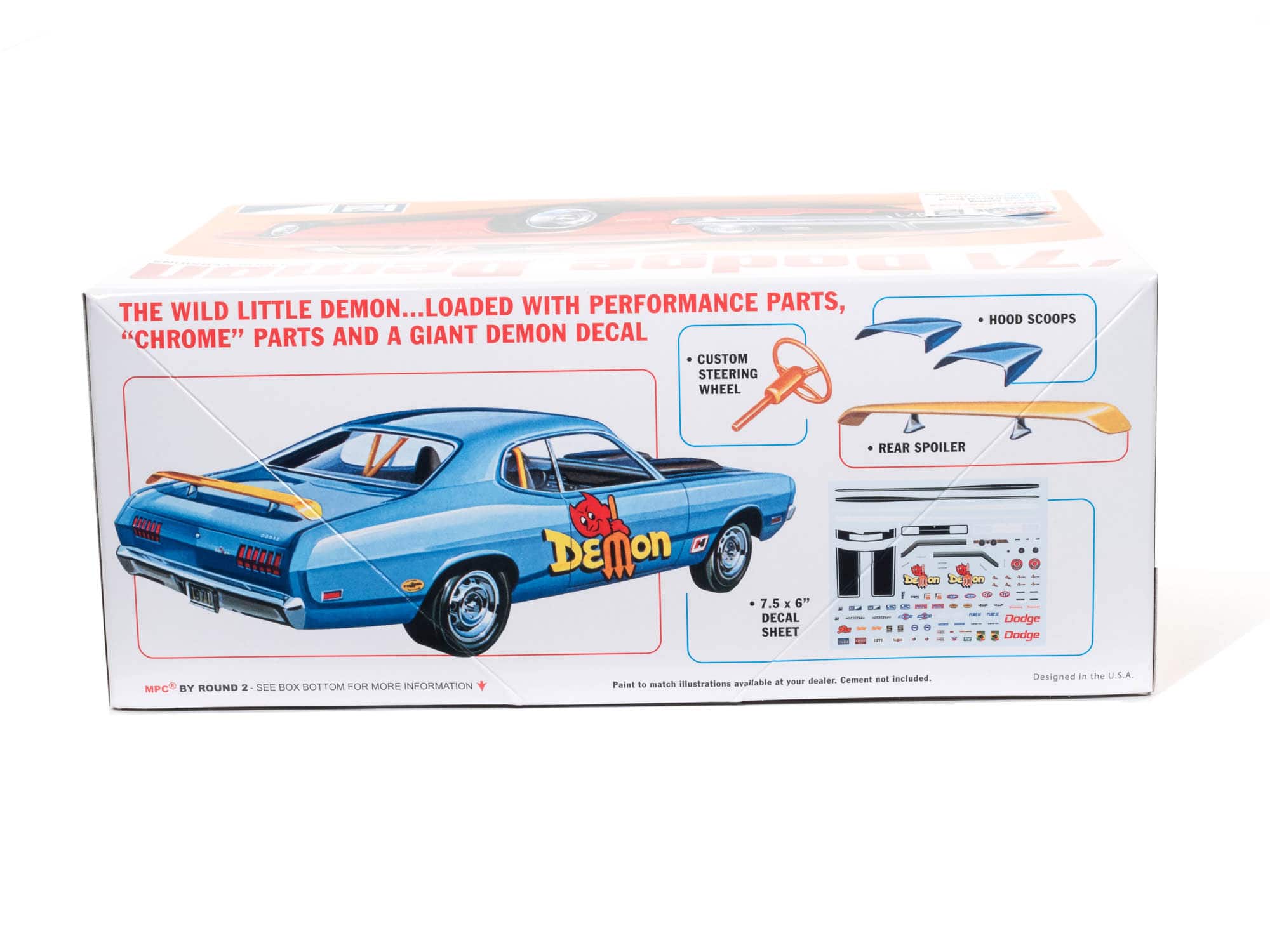 Maquette Dodge Demon 1971 MPC à l'échelle 1:25