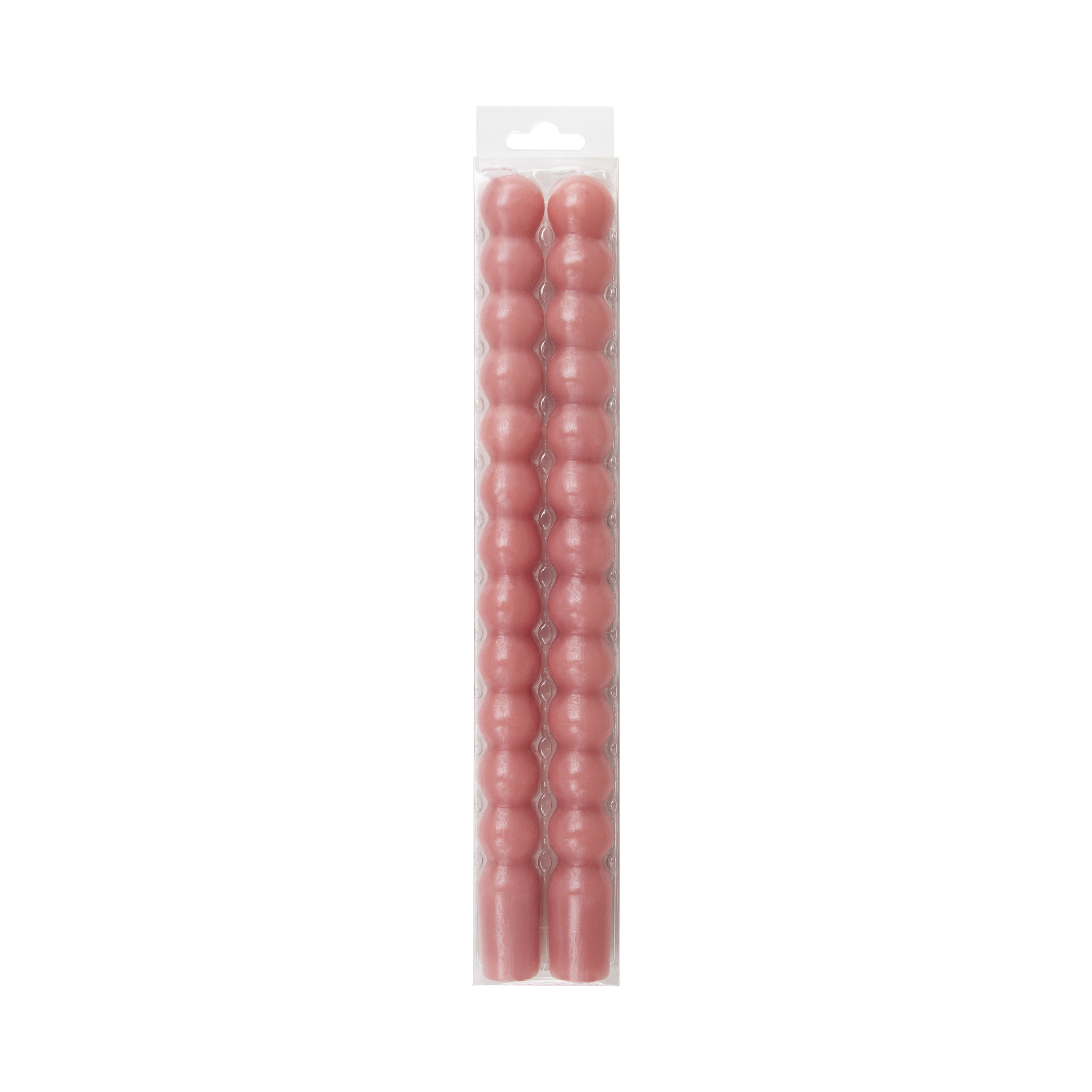 10" Unscented Bubble Taper Candles, 2ct. by Ashland®