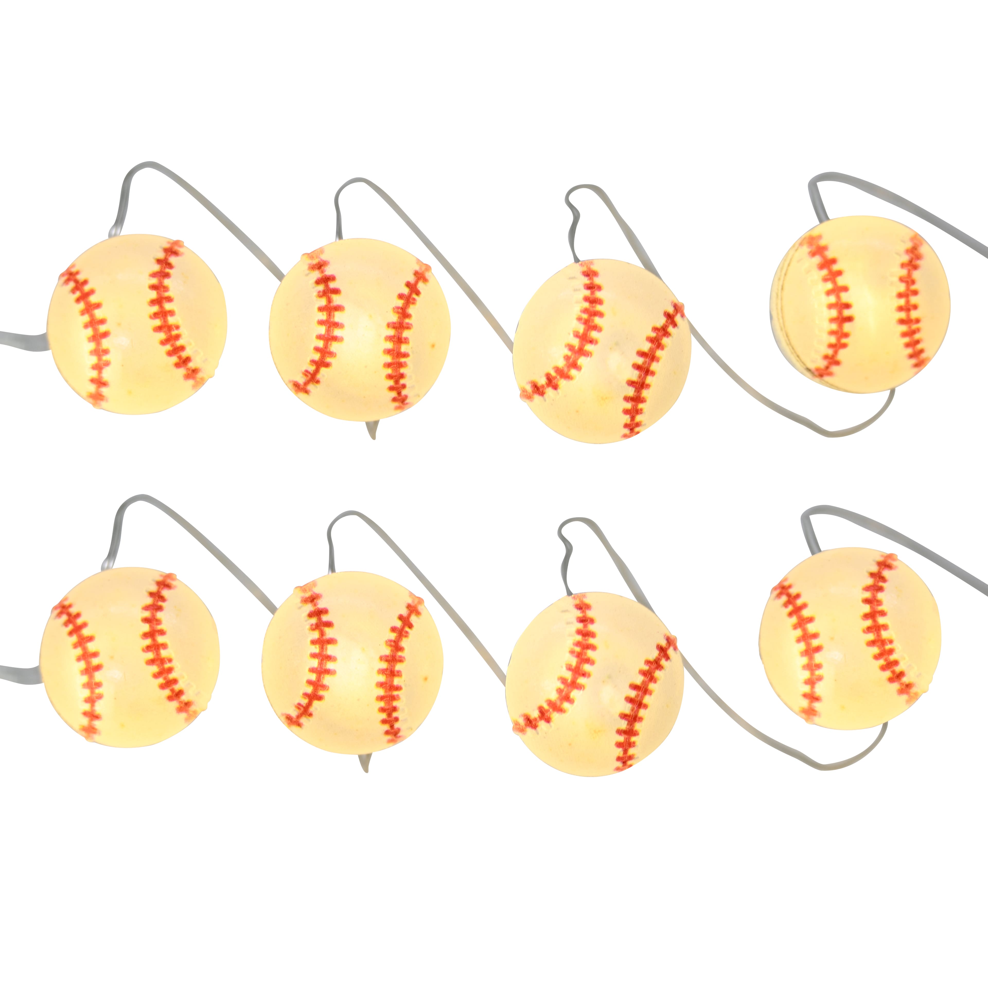 18ct. Baseball Icon LED String Lights by Celebrate It™