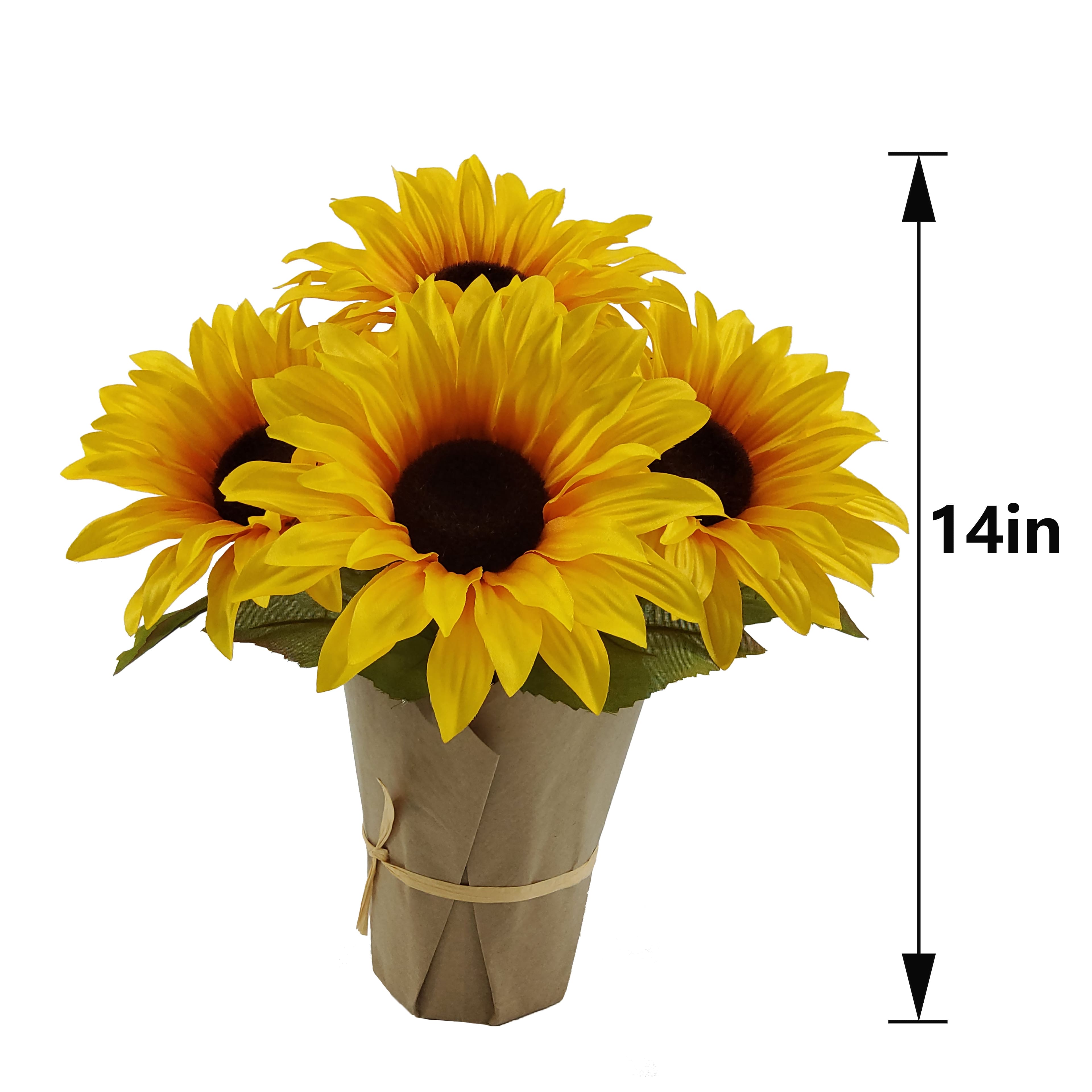 14" Potted Sunflower by Ashland
