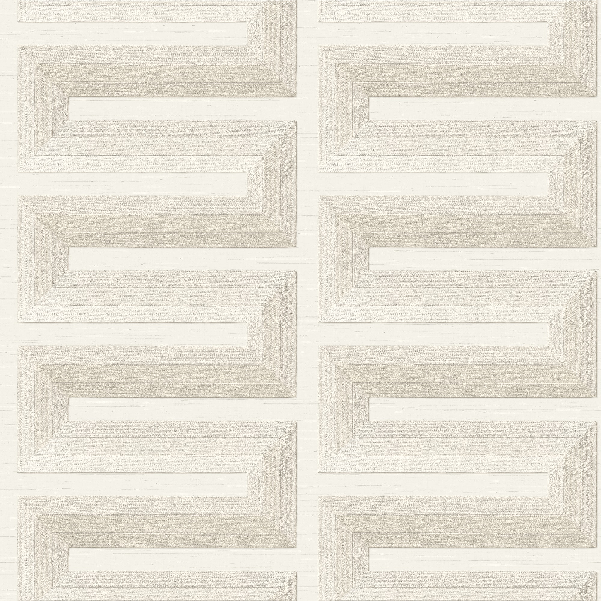 Designs Direct Embroidered Grecian Key Wallpaper