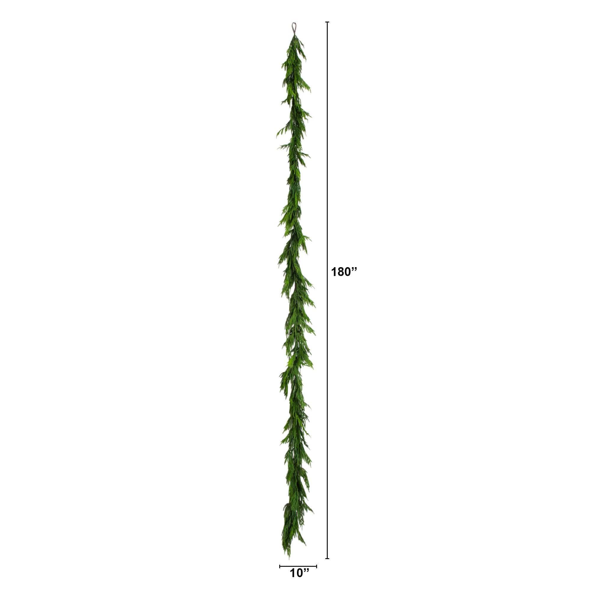 15ft. Artificial Real Touch Norfolk Island Pine Garland with Natural Look