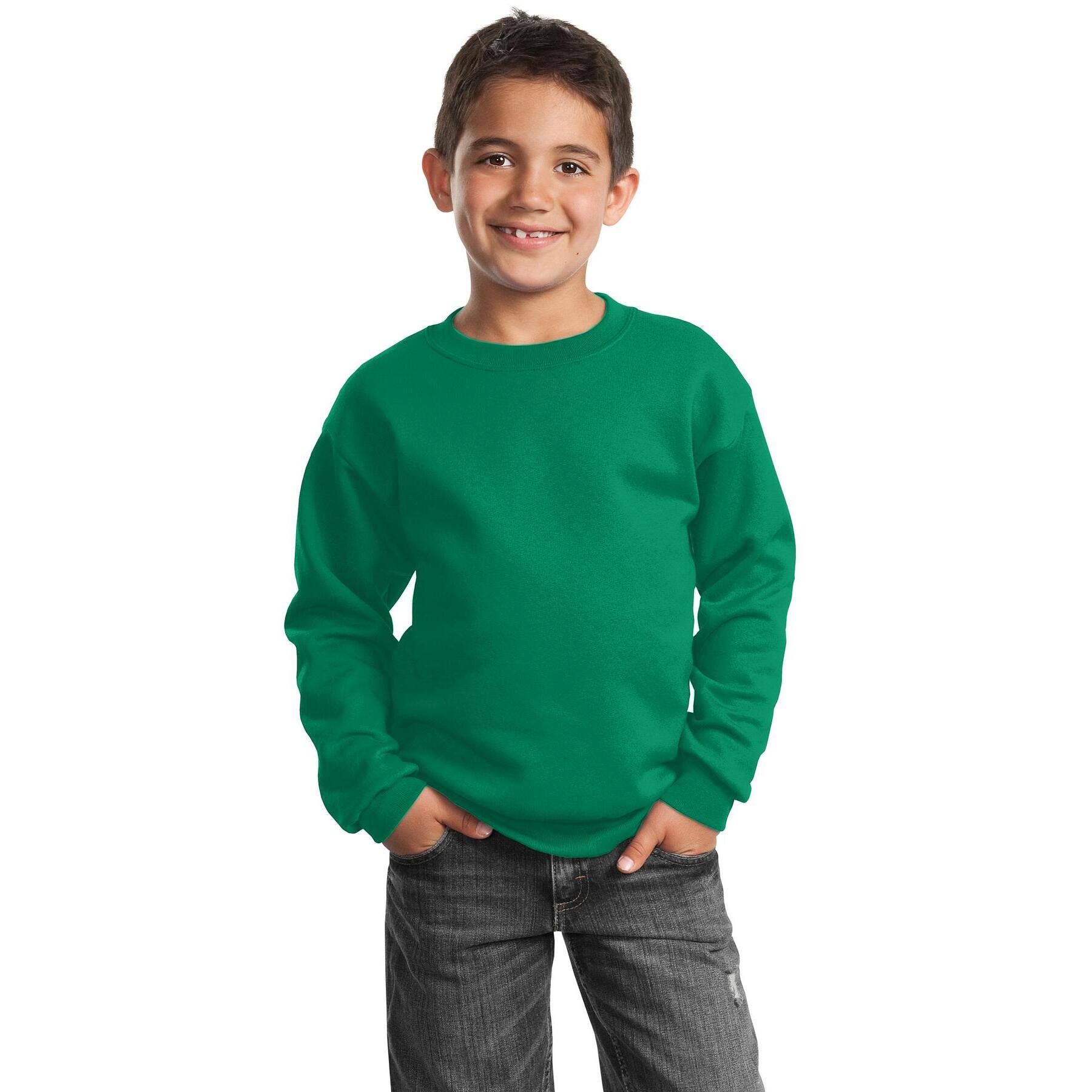 Port & Company® Youth Core Fleece Crewneck Sweatshirt