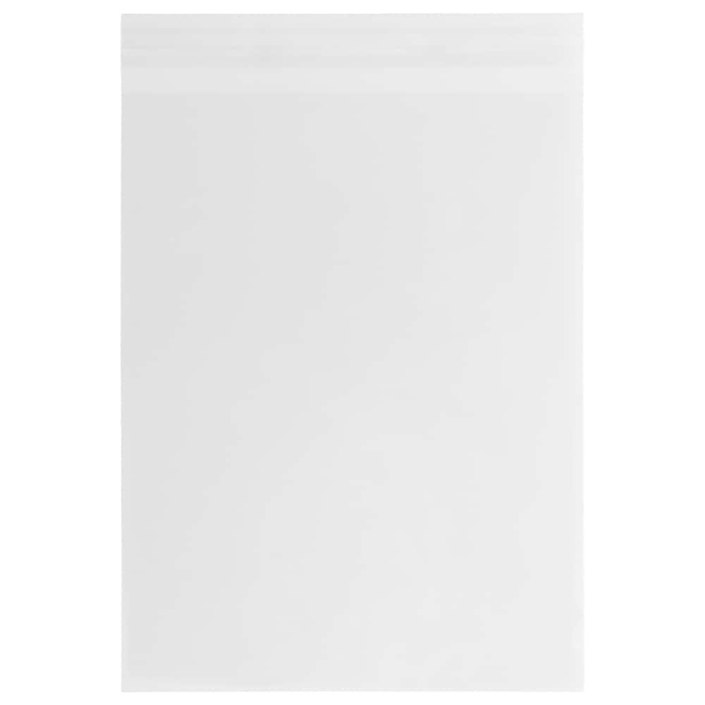 JAM Paper 11.25" x 14.25" Clear No. 10 Policy Cello Sleeve Envelopes, 100ct.