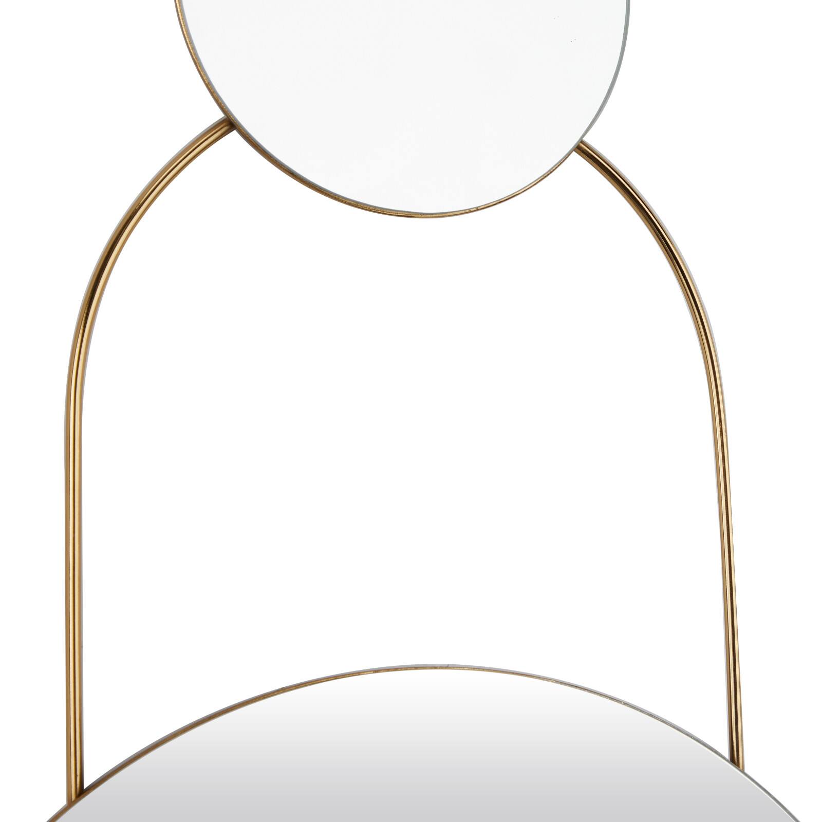 Gold Metal Wall Mirror 20" x 1" x 27"