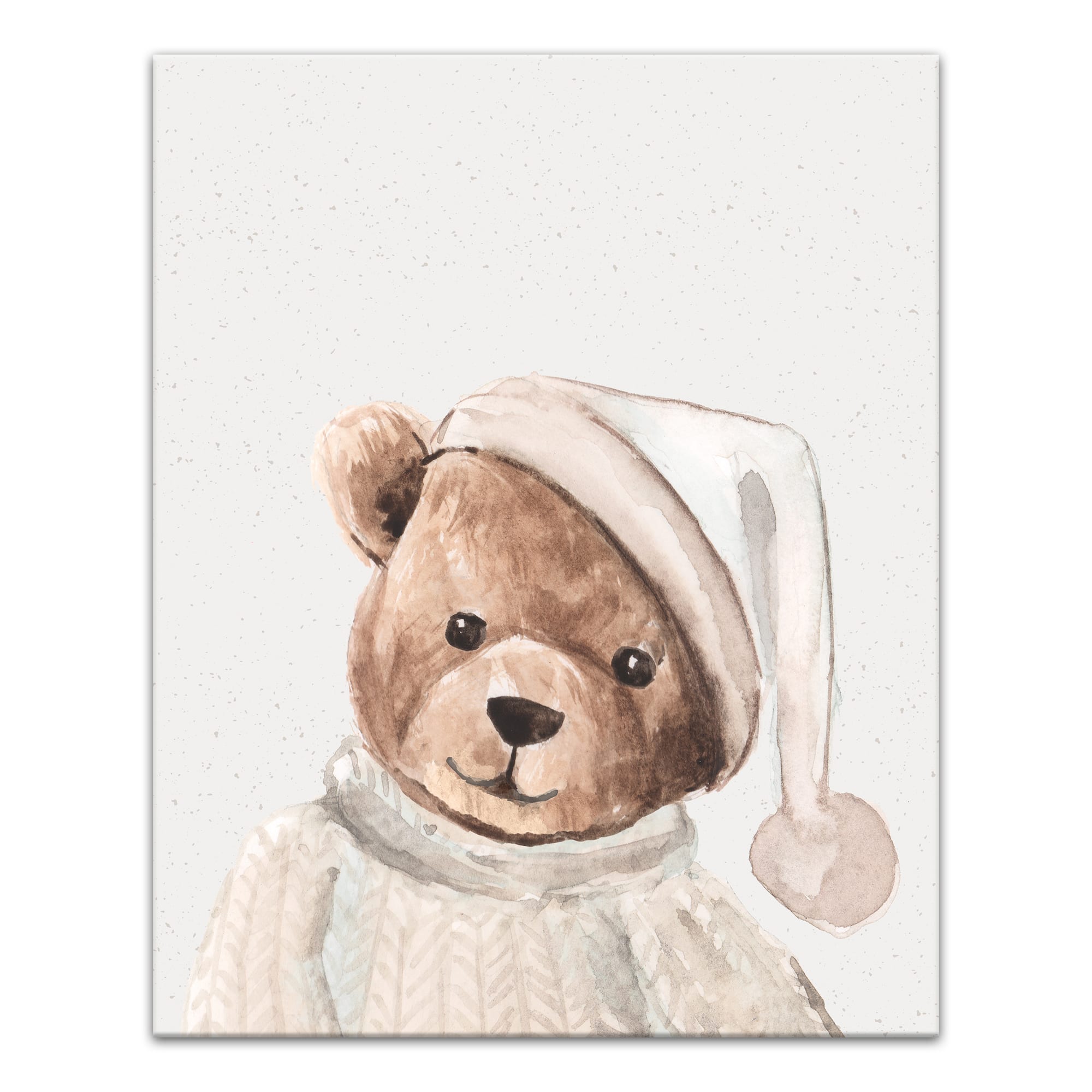 Bedtime Teddy 16" x 20" Canvas Wall Art