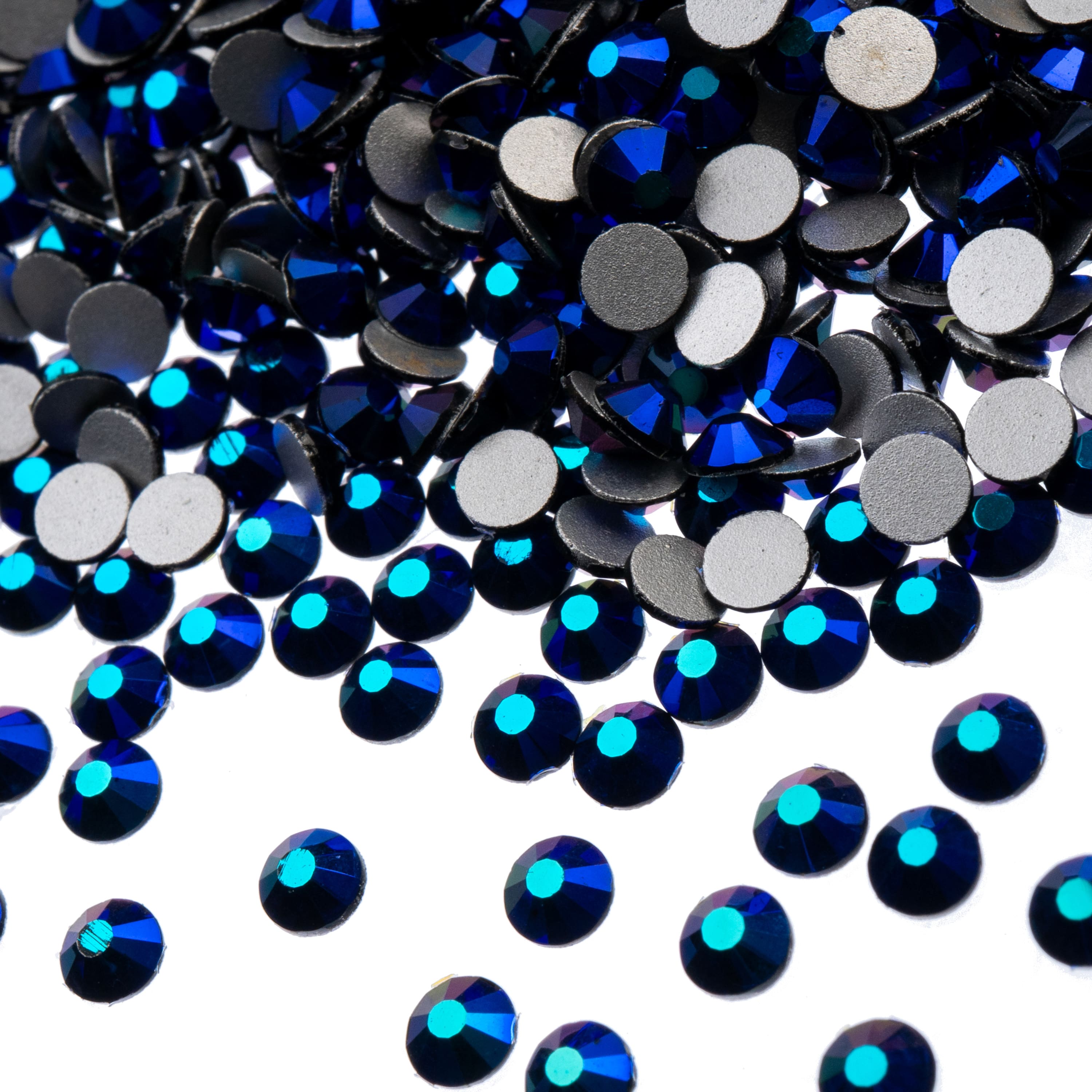 John Bead Crystal Lane SS16 Glass Round Flatback Rhinestones, 288ct.