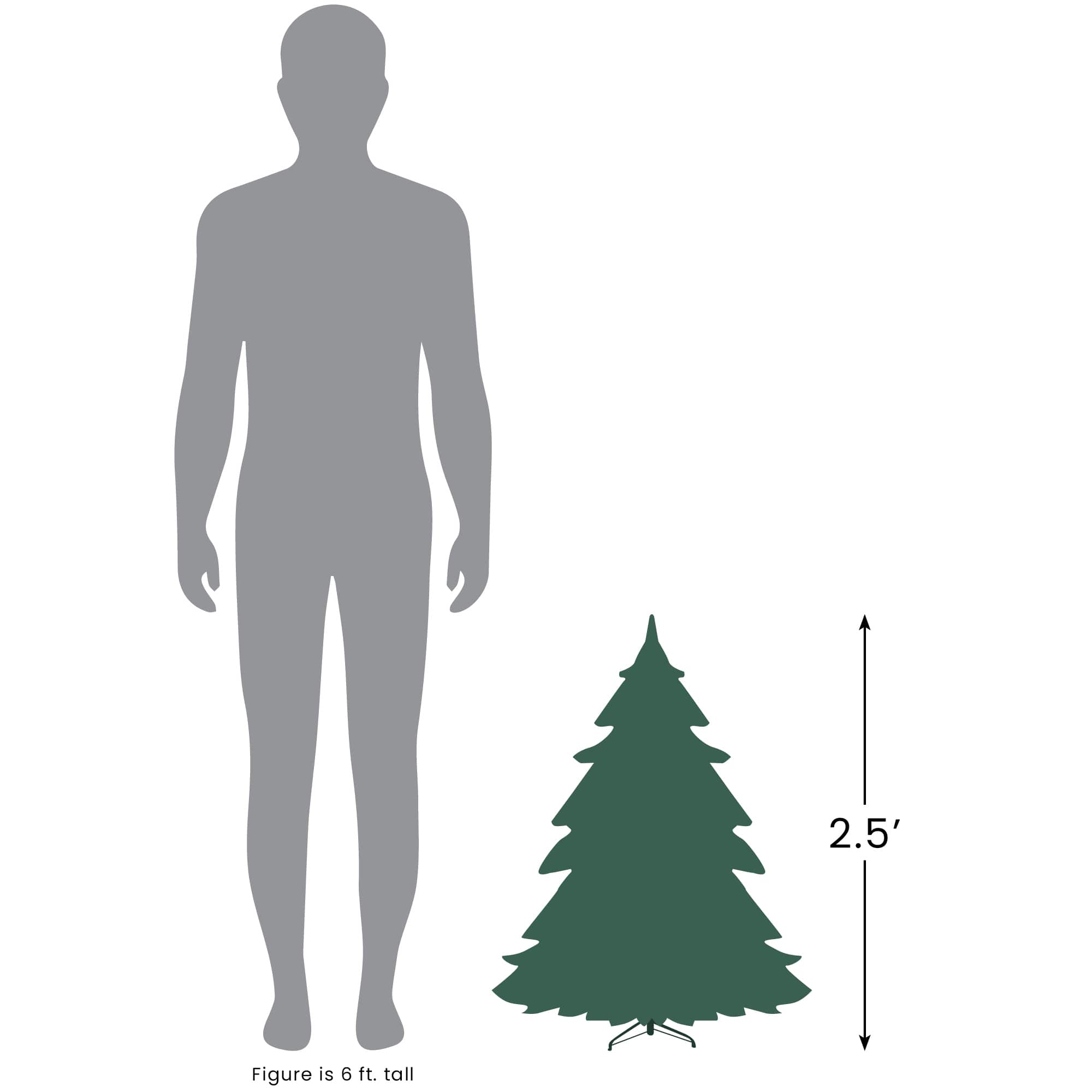 Northlight 30" Unlit Berries Twig Artificial Christmas Tree