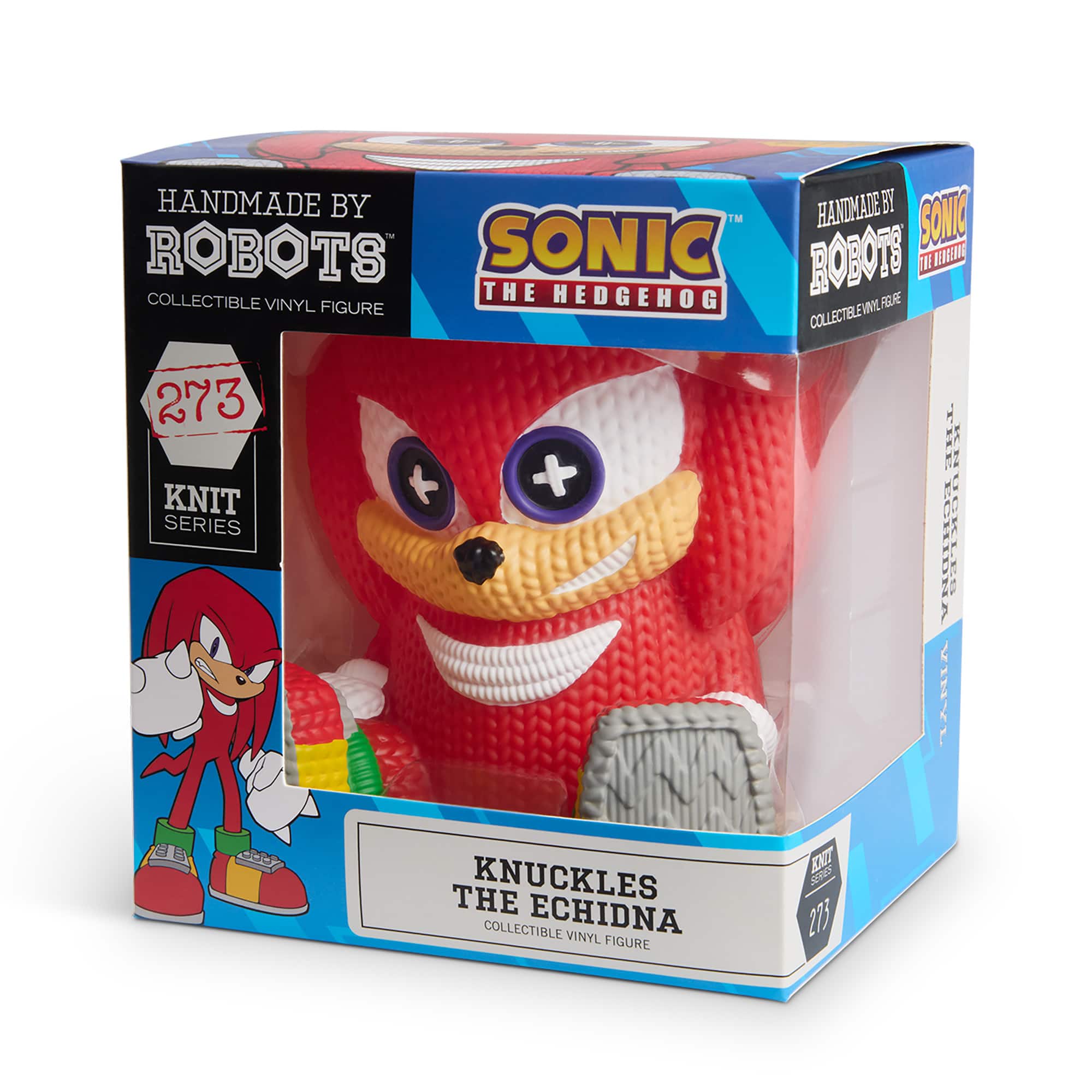 Handmade by Robots™ Knit Series Sonic the Hedgehog™ Knuckles Collectible Vinyl Figure