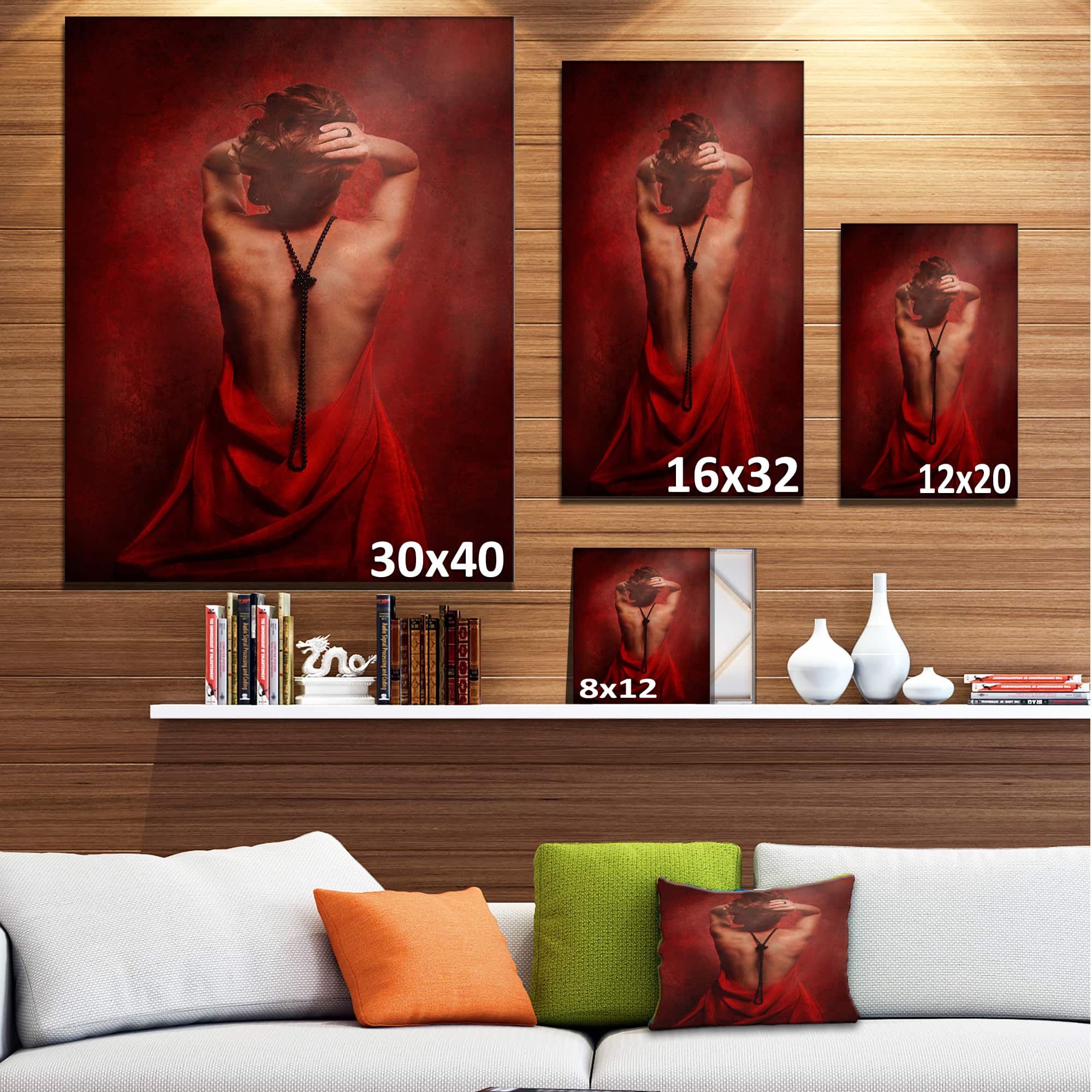 Designart - Woman in Red