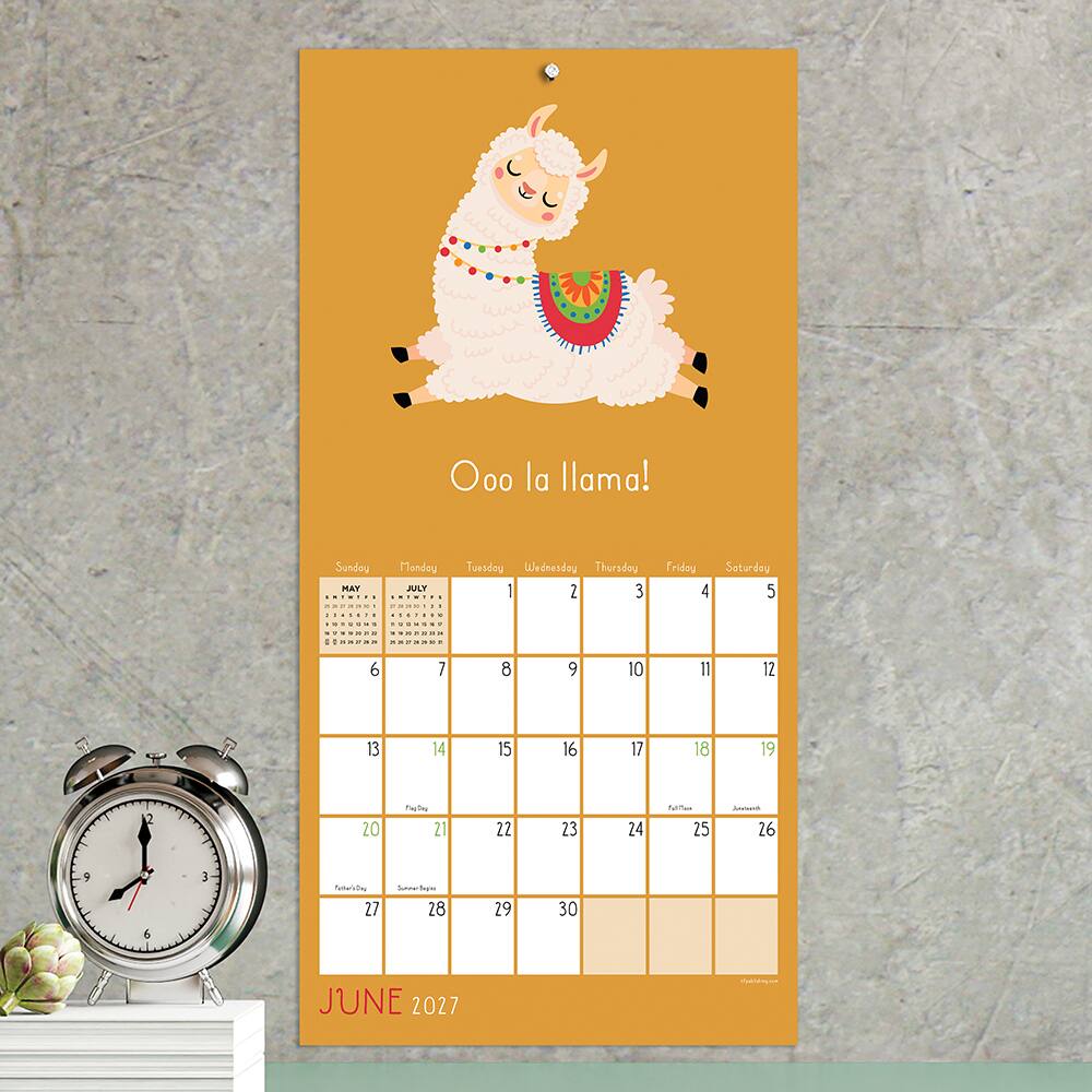 2027 Puns Mini Calendar