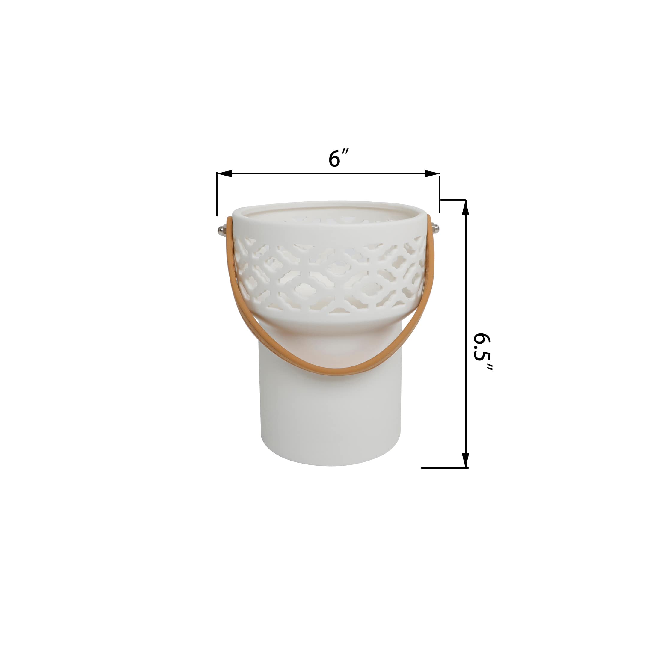 Flora Bunda® LED Kilim Ceramic Lantern