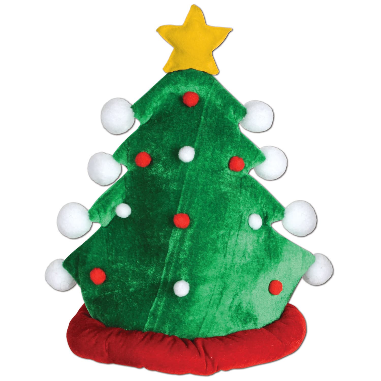 Besitle Plush Christmas Tree Hat