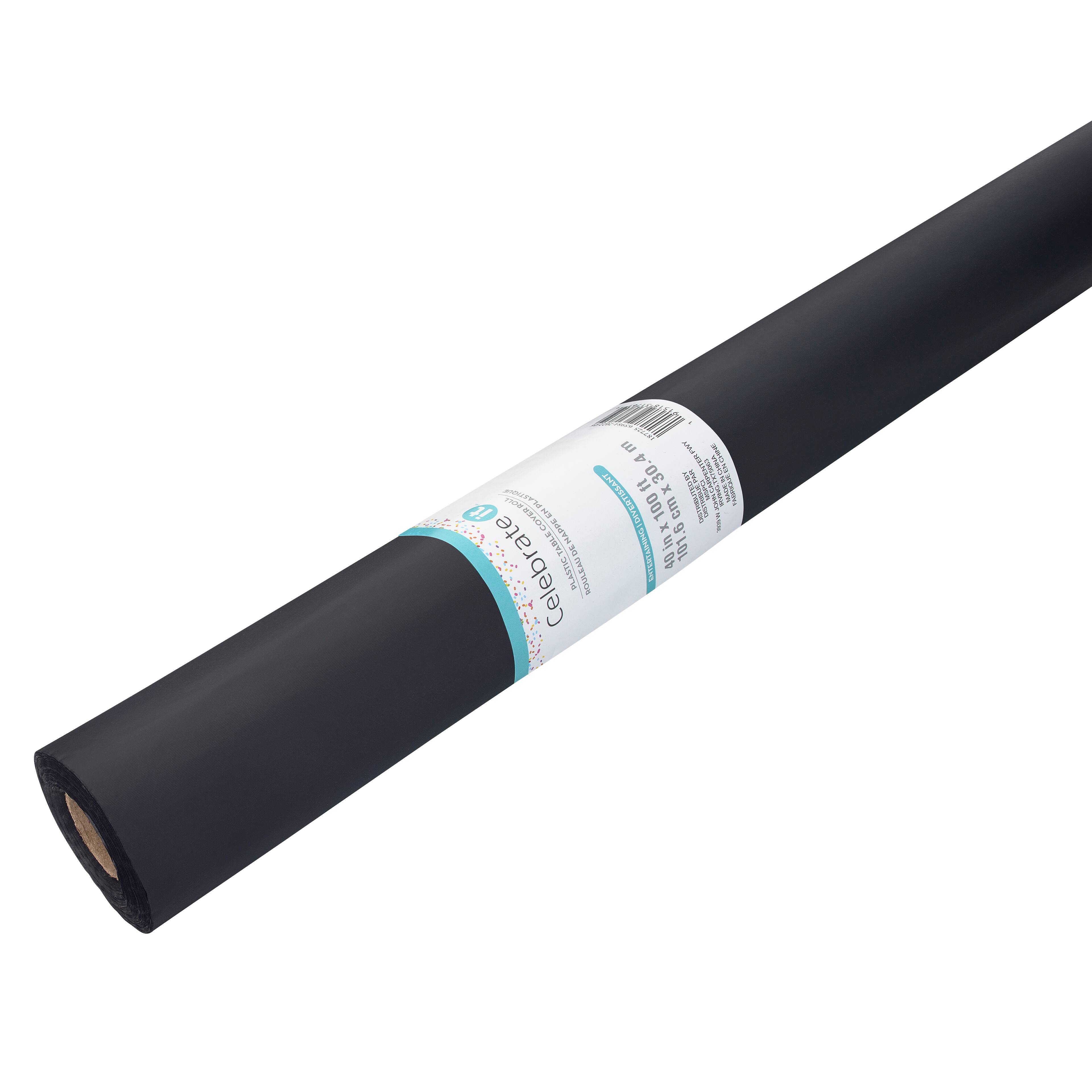 12 Pack: 40" x 100ft. Plastic Table Cover Roll by Celebrate It