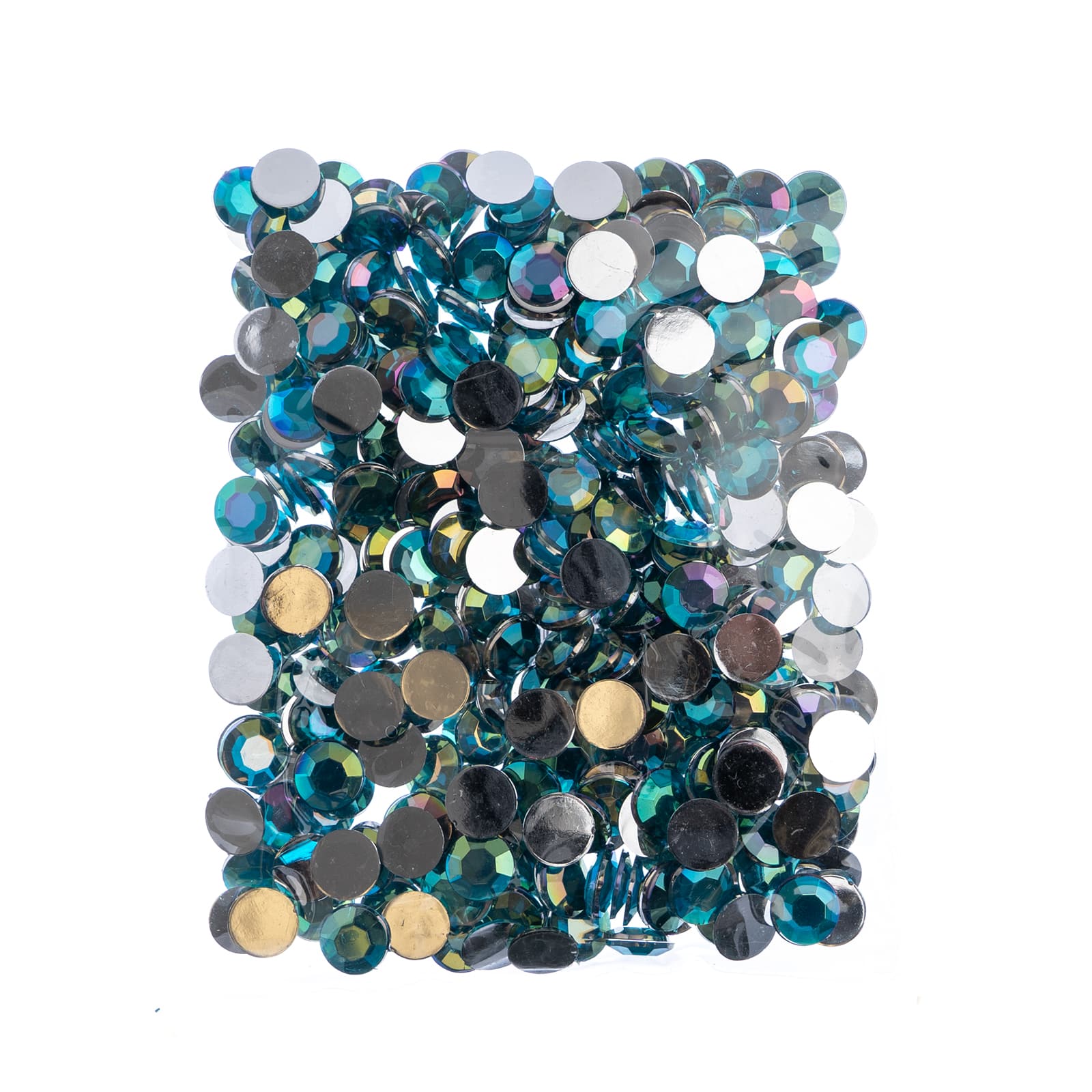 John Bead 12mm Acrylic Round Flat Back Rhinestones, 400ct.
