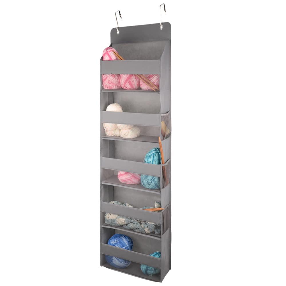 Grey Over-the-Door Organizer by Simply Tidy®
