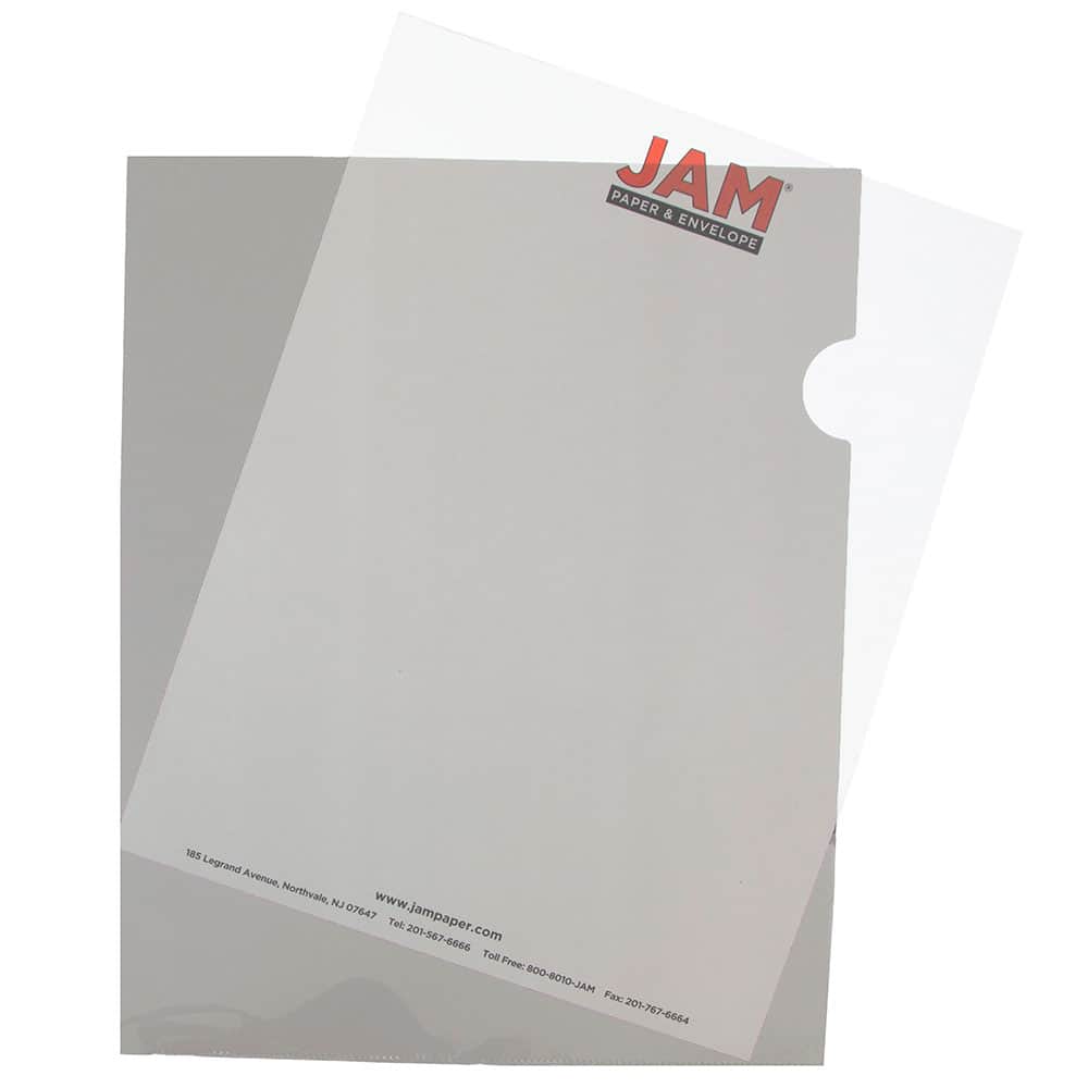 JAM Paper 9" x 11.5" Plastic Sleeve Page Protectors